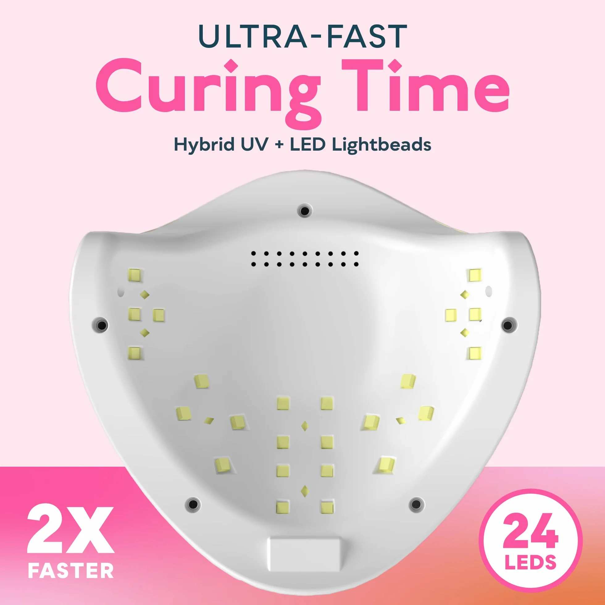 SUNUV Lampada UV LED Asciugatrice Unghie 2.0 per Smalto Gel con Timer Sensore Schermo LCD SUN5