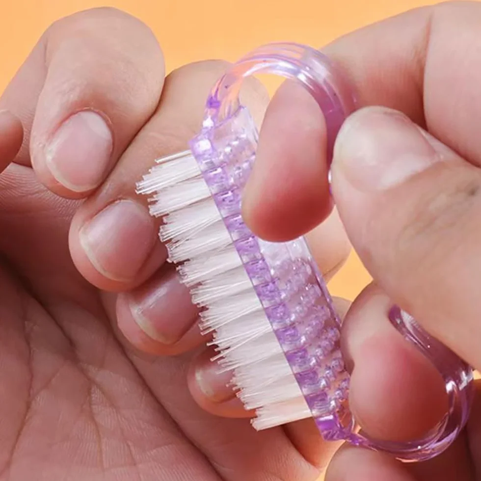 24 Pezzi Spazzola Per Unghie Spazzola Per Il Lavaggio Delle Mani con Manico in Plastica Lavaggio Di Mani Spazzolino Per Pulizia E Pulizia Delle Unghie(Viola, Rosa, Blu)