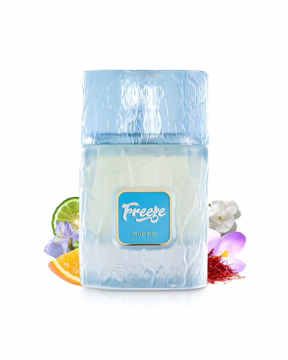 Riiffs Profumi Freeze - Fresh, Icy, Musky - Estratto di Parfum Long-Lasting Fragrance for Unisex, 3.4 Ounce / 100 ml