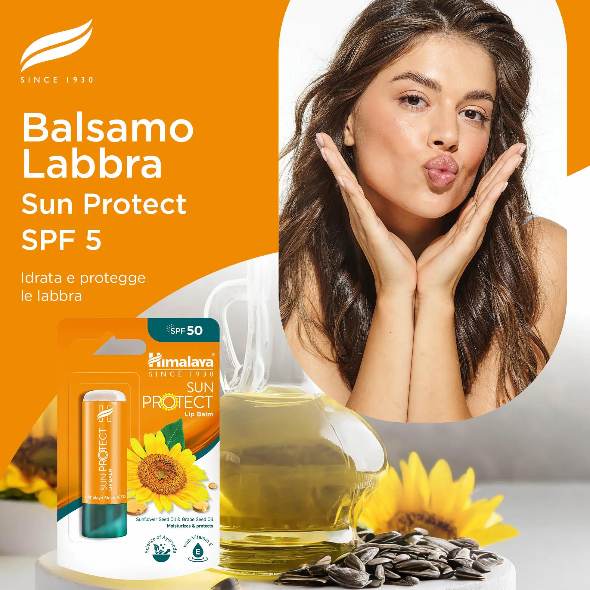 Himalaya Sun Protect Balsamo per Labbra SPF 50 Protezione UVA 4.5g