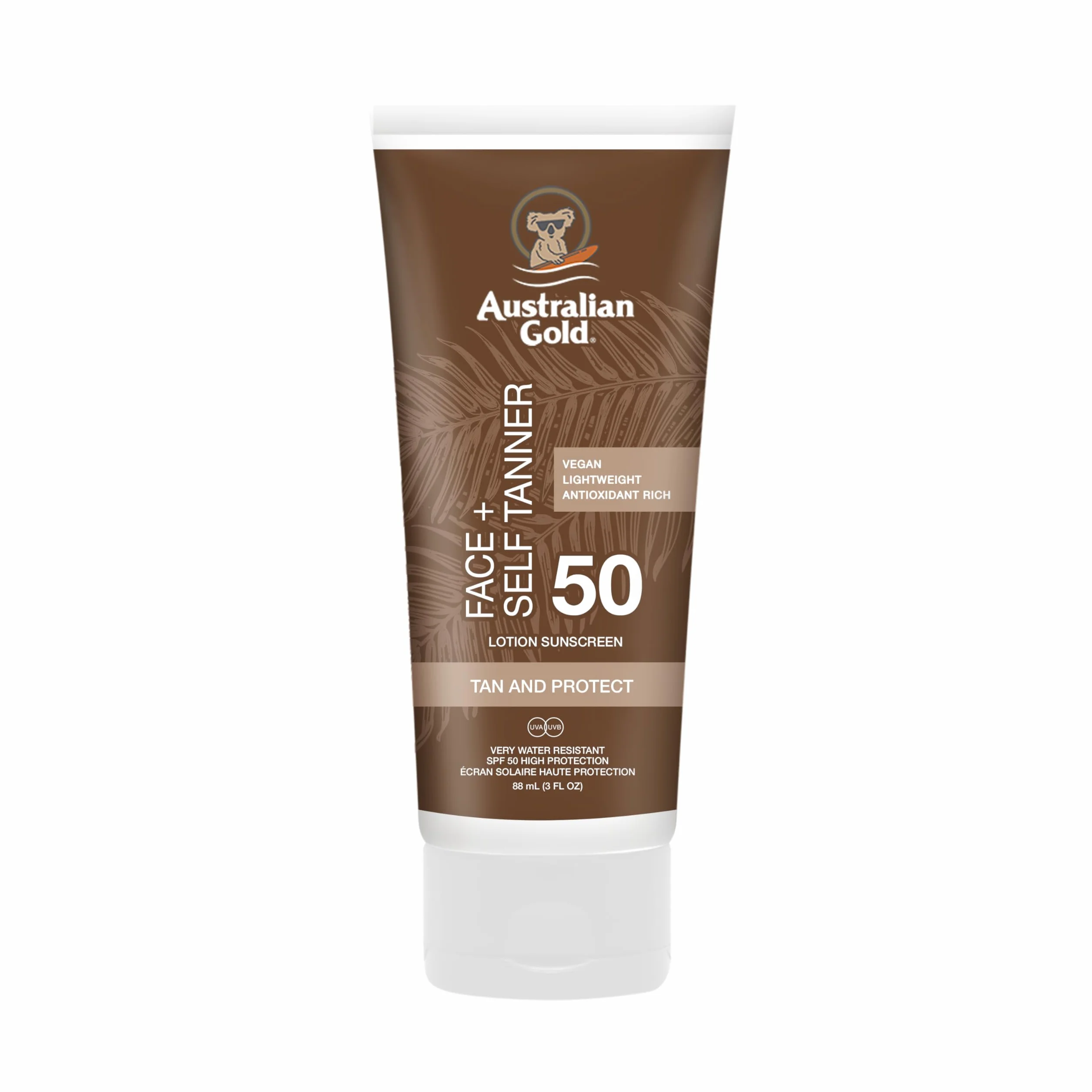 SPF 50 Face with Selftanner New Formula