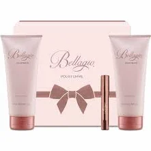 BELLAGIO | Set Regalo, Shower Gel 200ml + Crema Corpo 200ml + Profumo Solido in Penna 3,2 ml, con Fragranza Agrumata