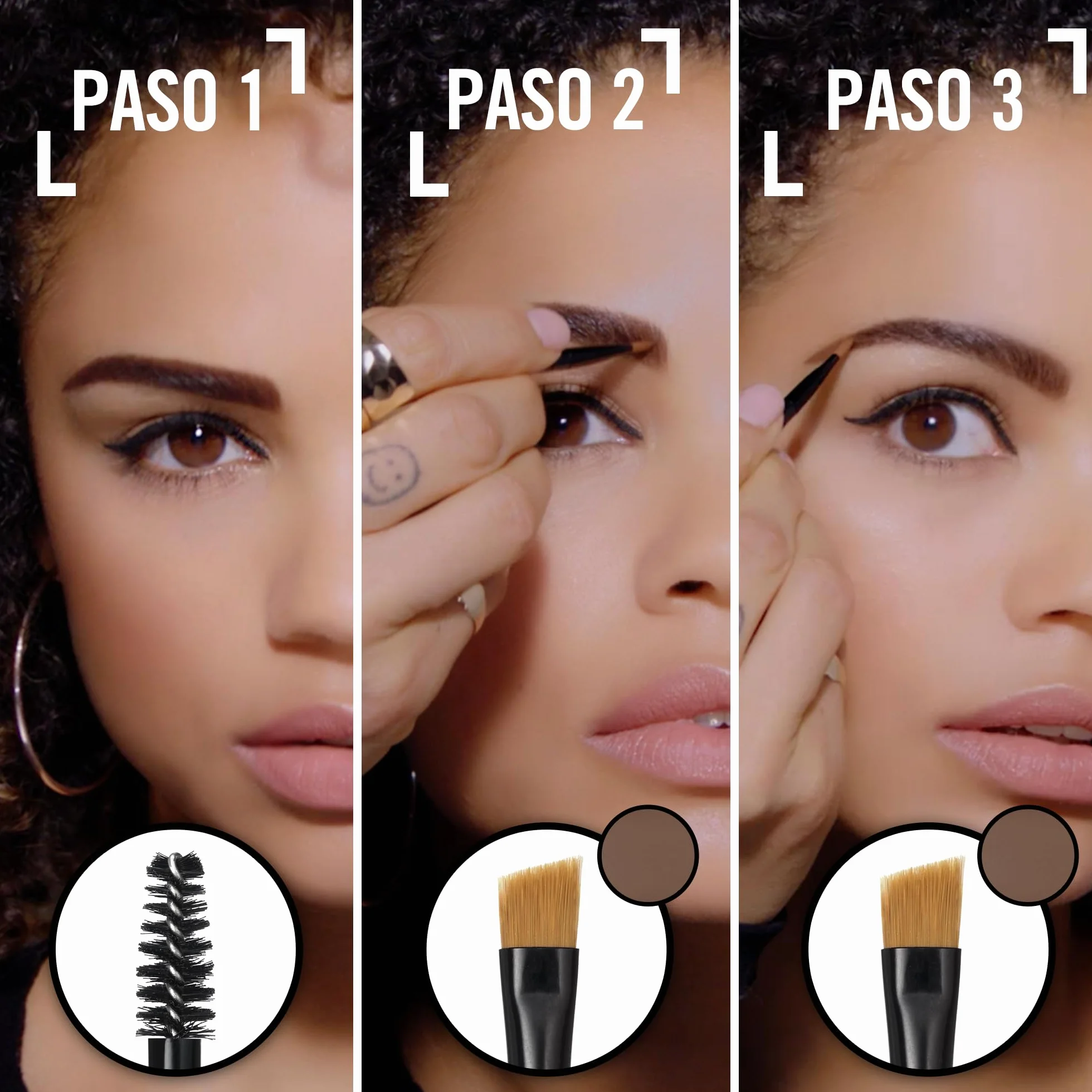 Rimmel London Kit Sopracciglia Brow This Way - Sopracciglia Perfette in 3 Step - Dark Brown - 17.2 g