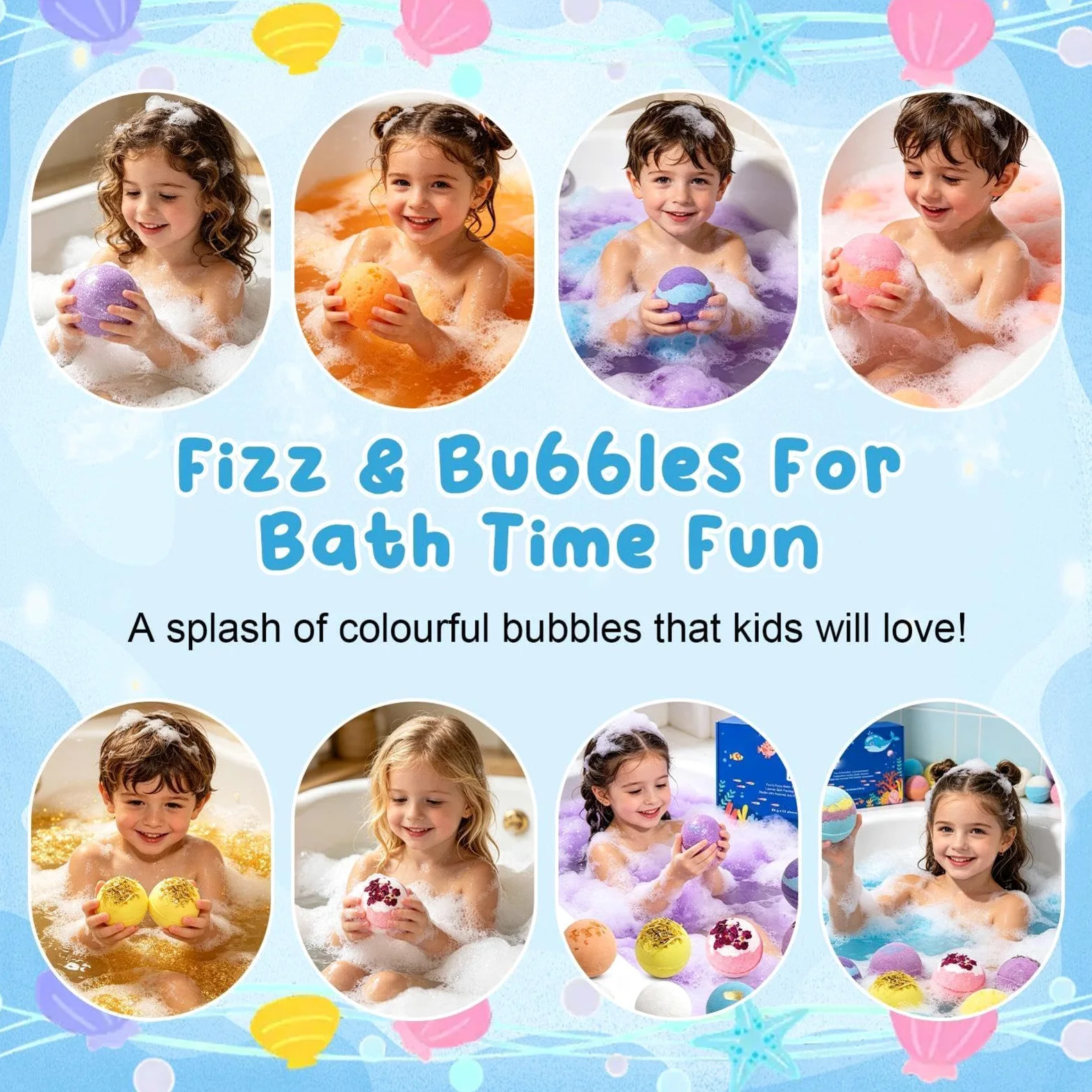 Bagnoschiuma Effervescente Palla di Sale Detergente con Giocattoli | 12 Pezzi Palline Effervescenti da Bagno Profumate per Bambini Per Donne, Mamme, Uomini, Nonne, Ragazze, Giovani, Famiglia,