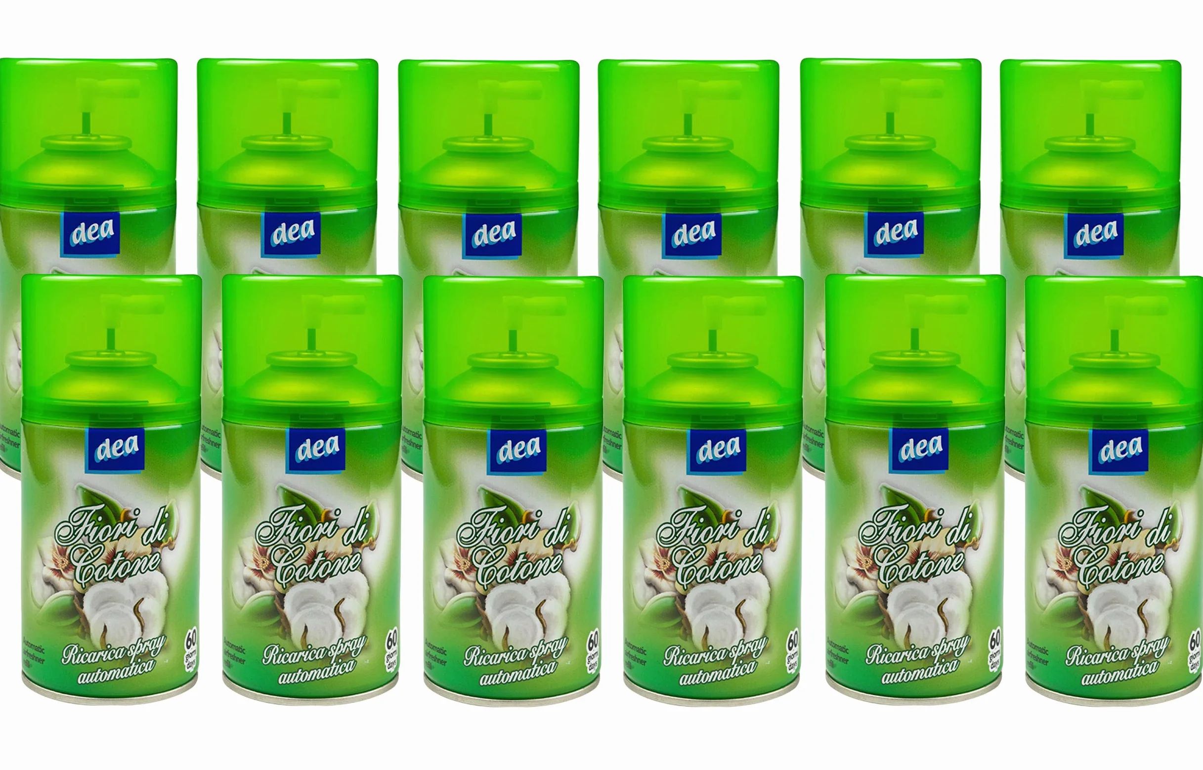 DEA SET 12 RICARICHE SPRAY FIORI DI COTONE 250 ML