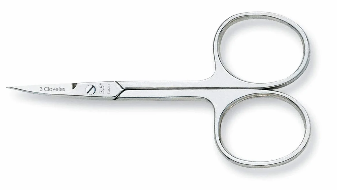 Forbici per manicure curve 3.5" 3 Claveles 12061