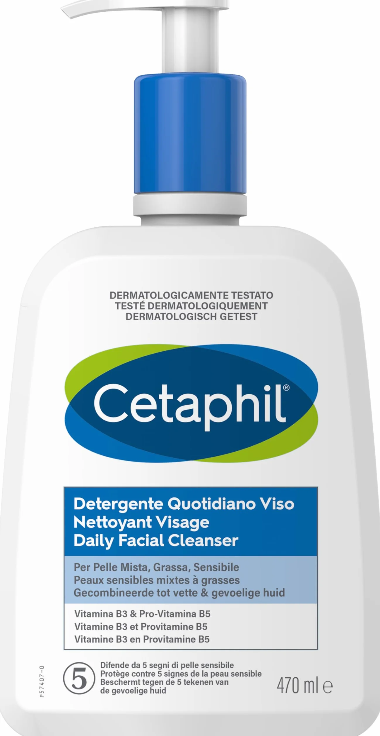 Cetaphil Detergente Quotidiano viso 473ml
