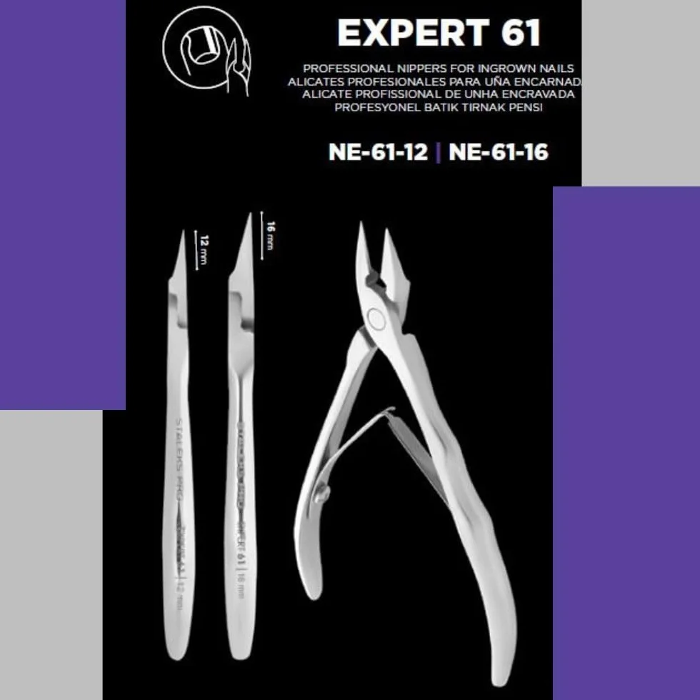 STALEKS PRO Tronchesina per unghie incarnite 16 mm Acciaio inossidabile Expert