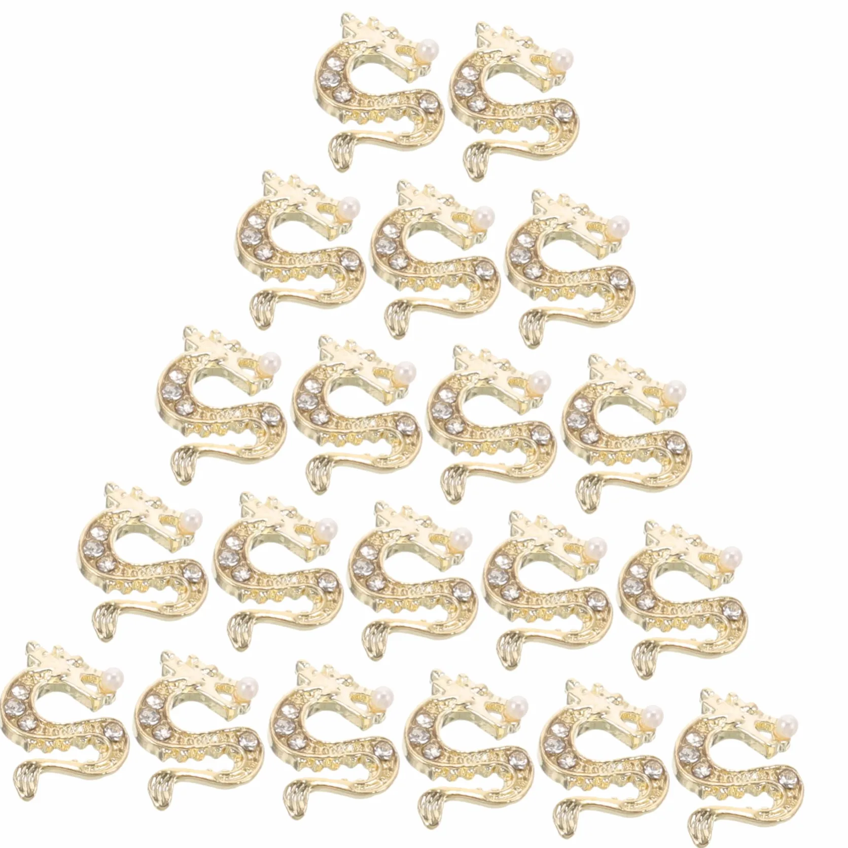 VALICLUD 4 Set Piccole Gemme Di Nail Art Fascino Ciondoli Per Unghie Per Unghie Da Donna Ornamenti Per Manicure Decorazione Per Unghie Decorazioni Per Unghie Strass D'oro 50 Pezzi*4
