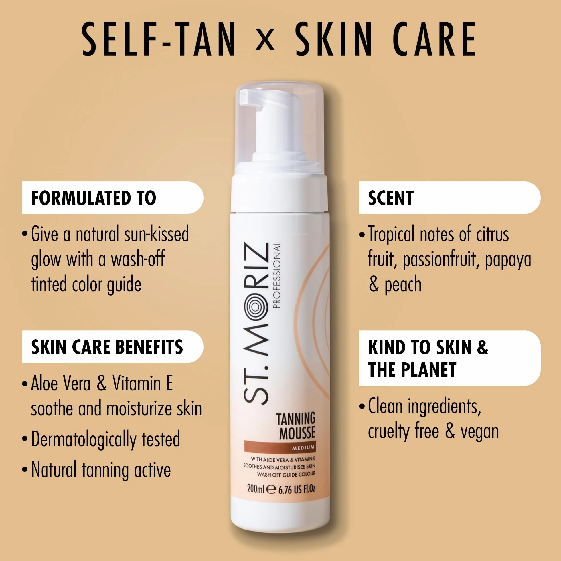 Autobronceador Mousse Medium 200 Ml
