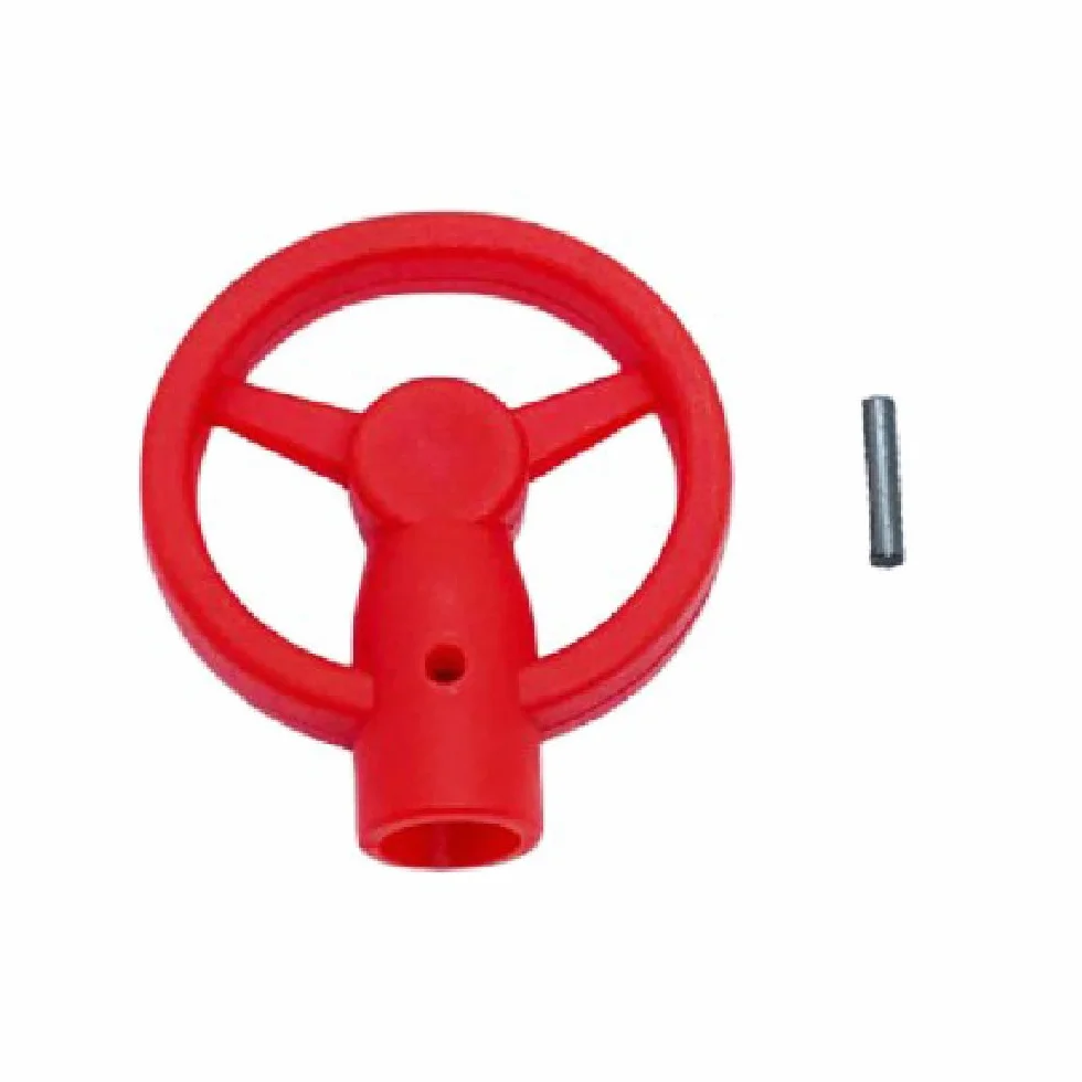 SALPIE Testa di ricambio per Chiave Antifurto Block Shaft Portachiavi PVC Rosso