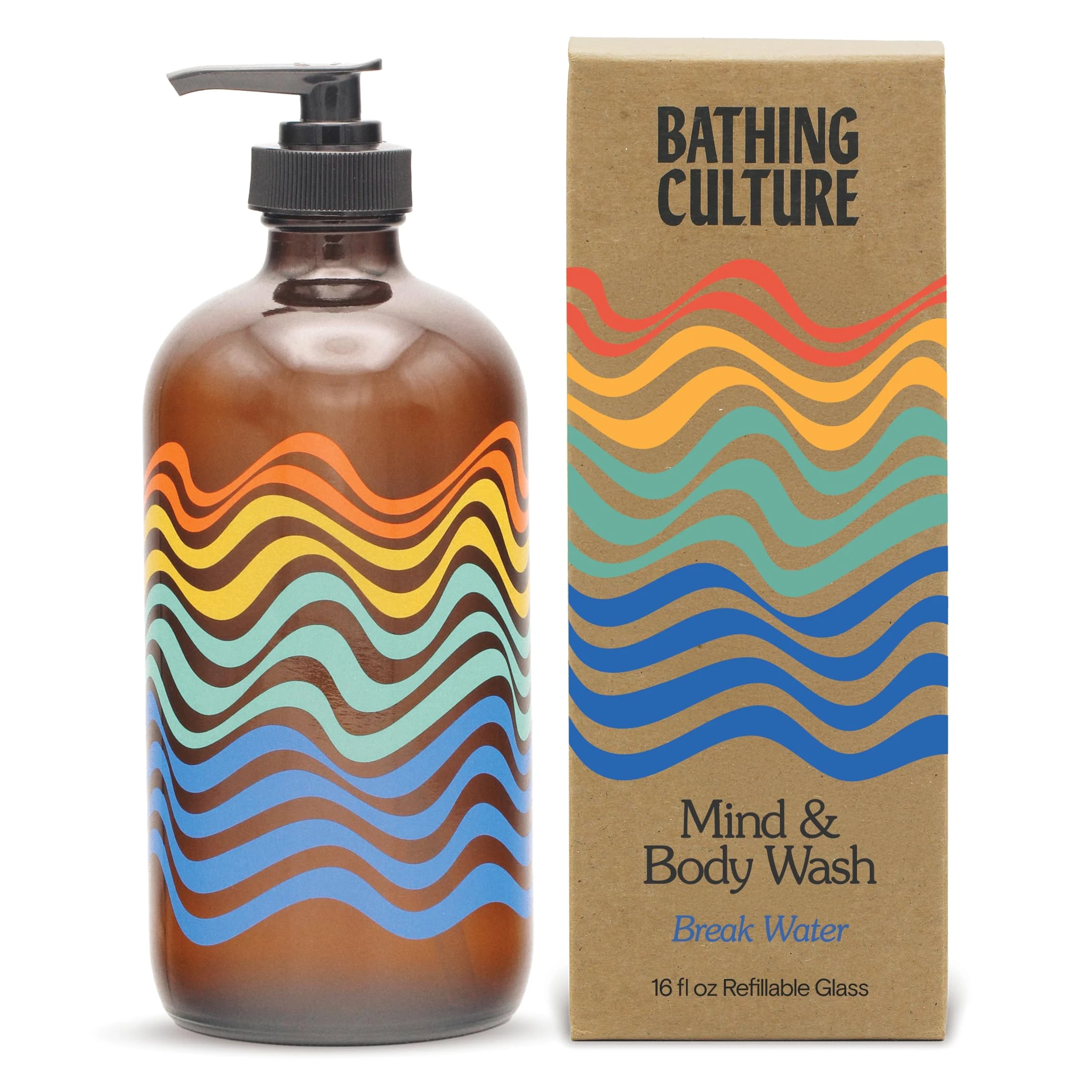 Bathing Culture Gel doccia biologico per mente e corpo, naturale, biodegradabile, sostenibile e vegano, per donne e uomini, 473 ml