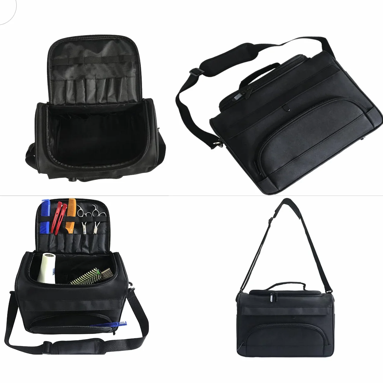 Borsa per Parrucchiere Professionale, Grande Capacità, Borsa a Tracolla per Strumenti da Parrucchiere, Borsa per Attrezzi da Parrucchiere