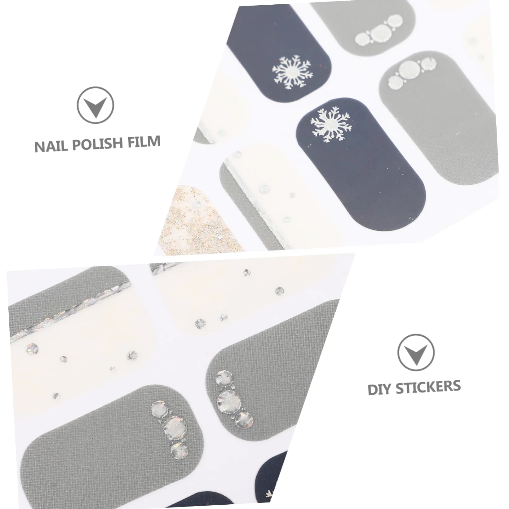 5 Set Adesivi Per Unghie Con Design Delicati Decorazioni Nail Art Autoadesive Per Manicure Te Per Occasione E Utilizzabili Casa O Salone 6 Fogli*5