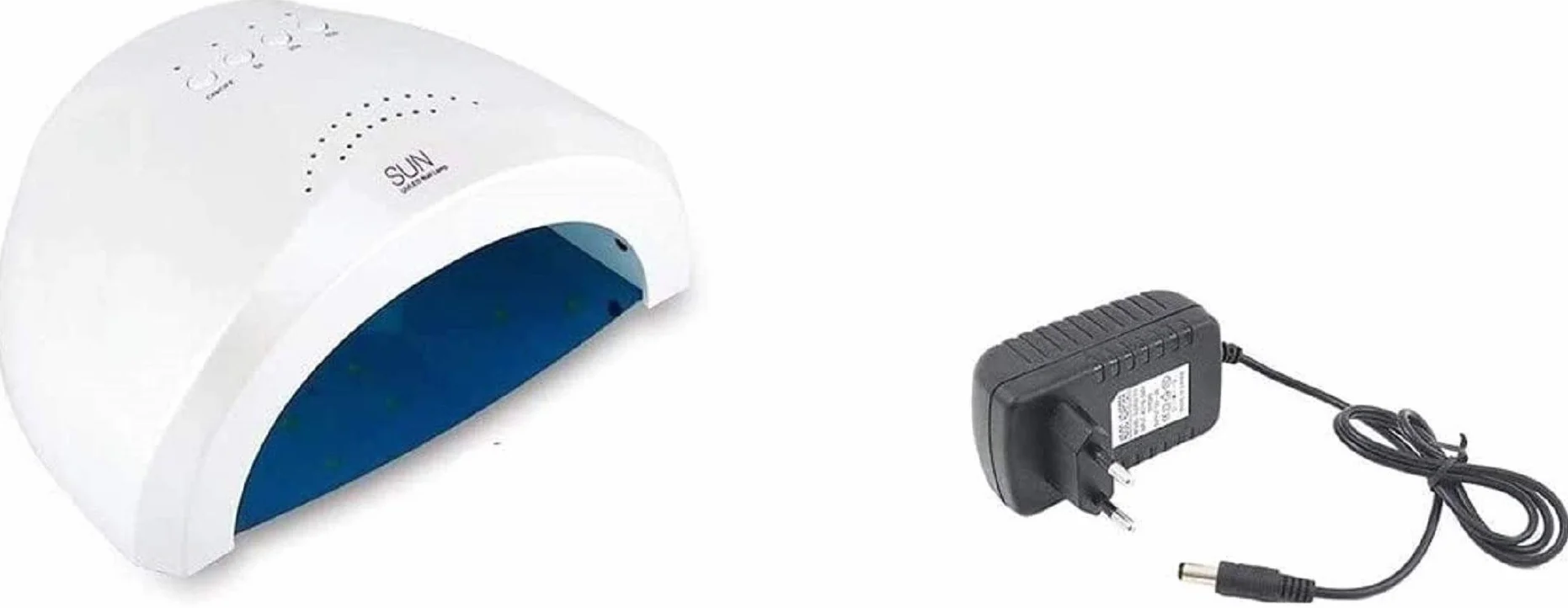 SQUADO Fornetto Unghie Semipermanente LED Lampada UV 48W Sensore Avvio Automatico 3 Timer 5S-30S-60S