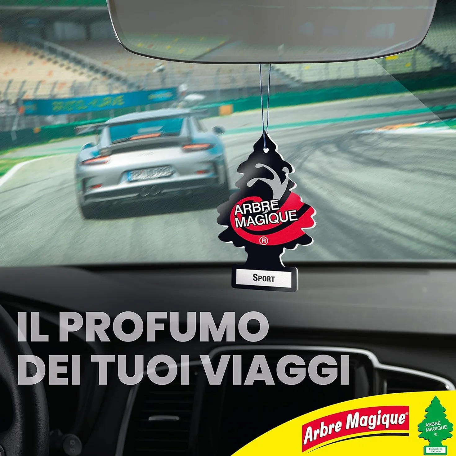Arbre Magique Profumatore Auto Fragranza Sport Multipack 3 Pezzi Made in Italy