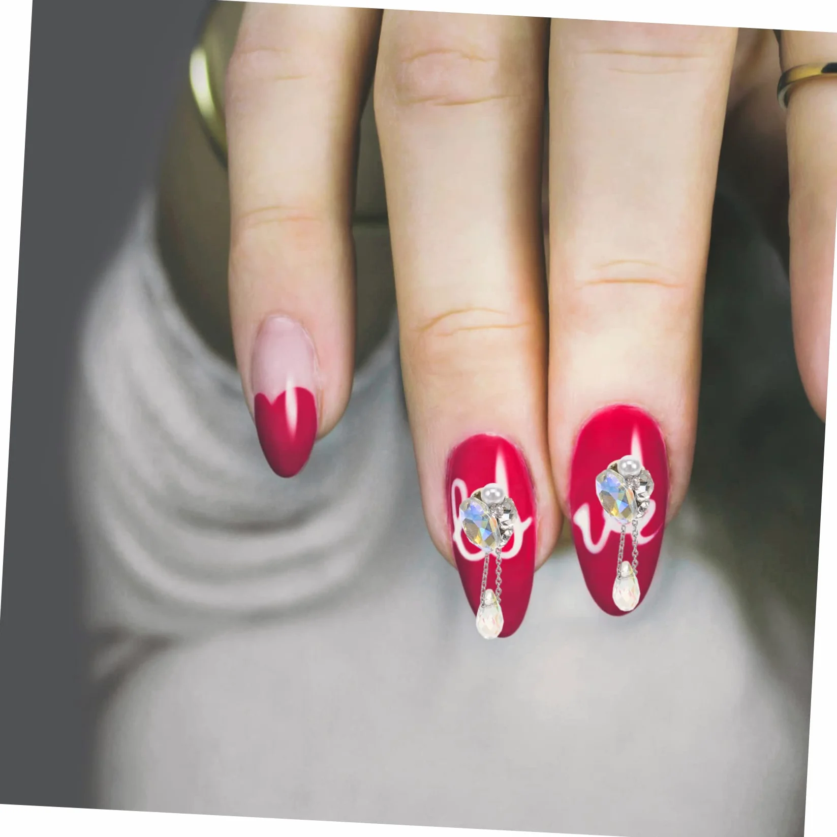 PACKOVE 25pezzi Ciondoli Per Nail Art Strass Decorazioni Unghie Adorabili e Uniche Accessori Per Unghie Fai Te Per Donne e Saloni Di Bellezza
