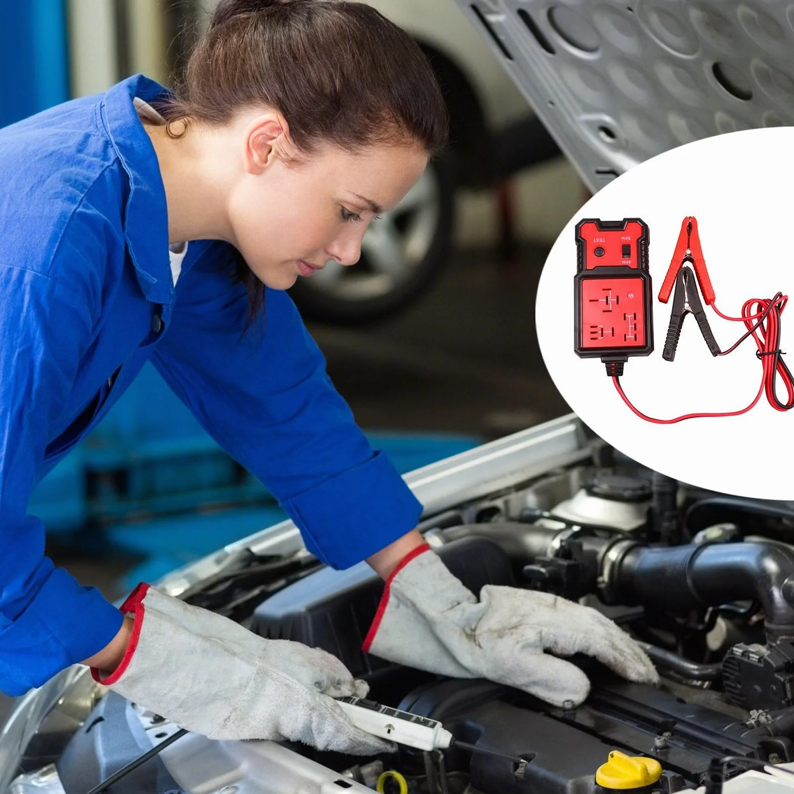 Tester per relè auto portatile Buddy Pro diagnostico strumento di carico alternatore