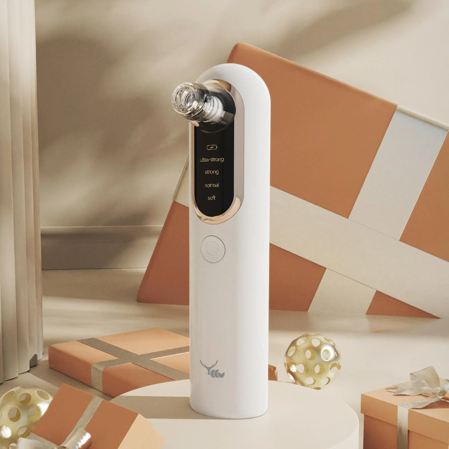 Aspiratore Punti Neri Professionale Elettrico, Rimozione Comedoni con 4 Testine e 4 Modalità, Blackhead Remover Vacuum
