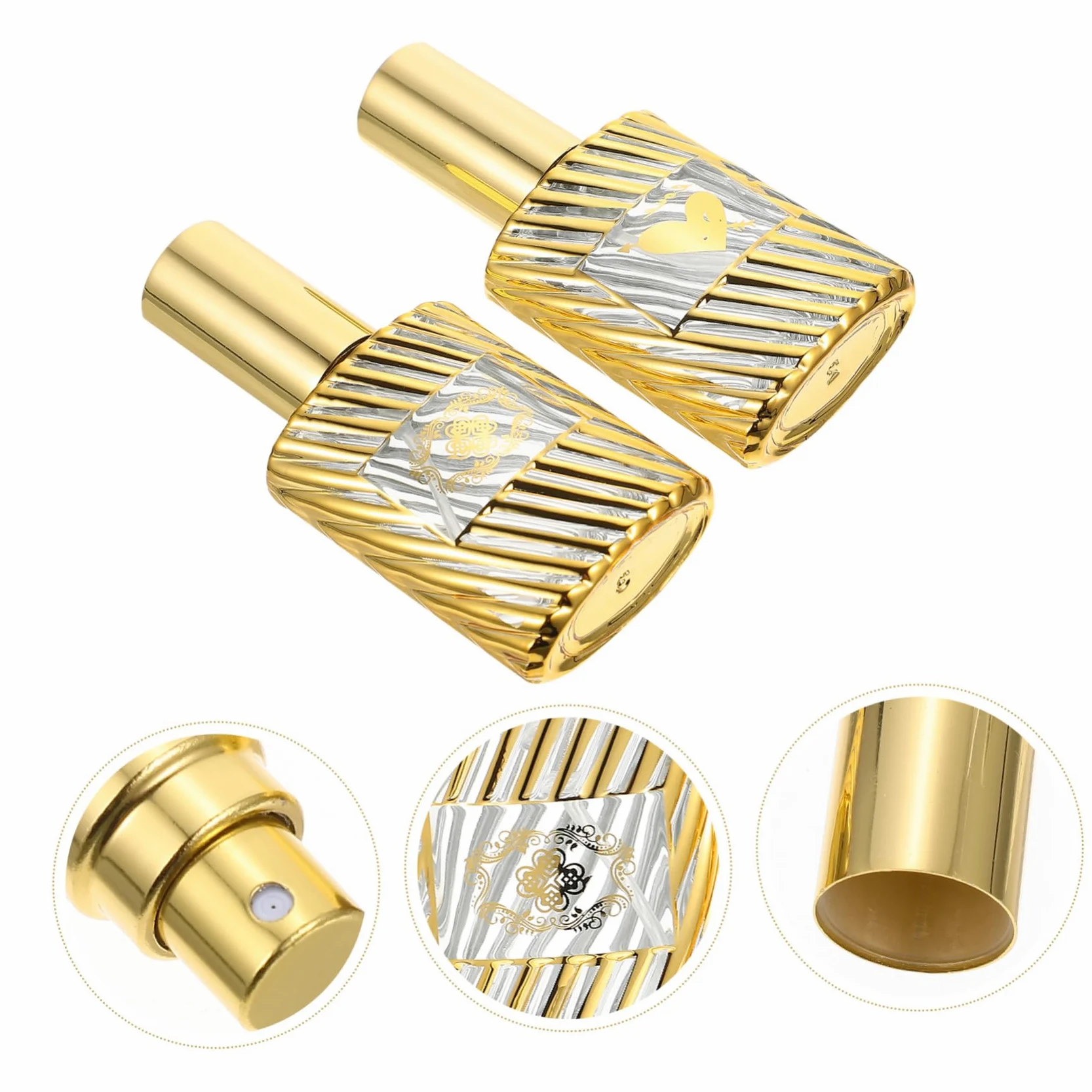 FRCOLOR 3 Set Di Contenitori Per Profumi Da Viaggio Riutilizzabili Contenitori Per Bottiglie Da Viaggio Comprimibili Mini Dispenser Di Profumo Per Campeggio 2 Pezzi * 3