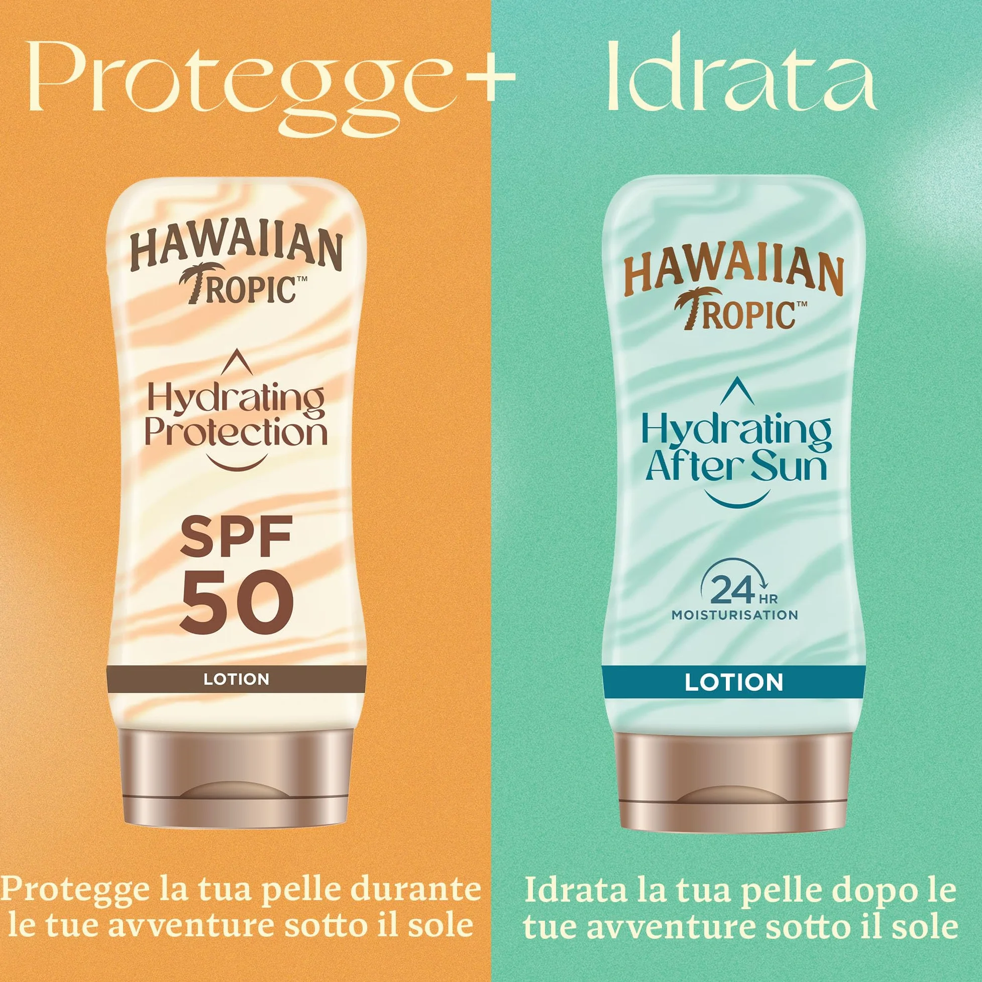 Hawaiian Tropic Crema Doposole Idratante con Aloe, 180ml