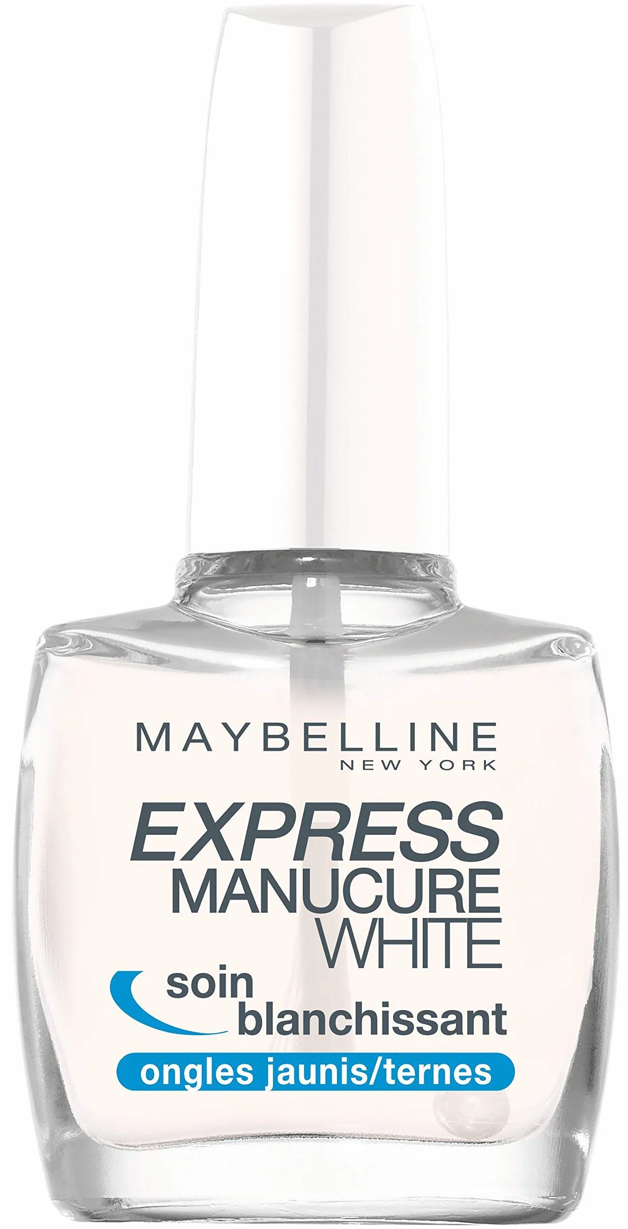 Gemey Maybelline, Express Manicure Base Coat White, trattamento sbiancante