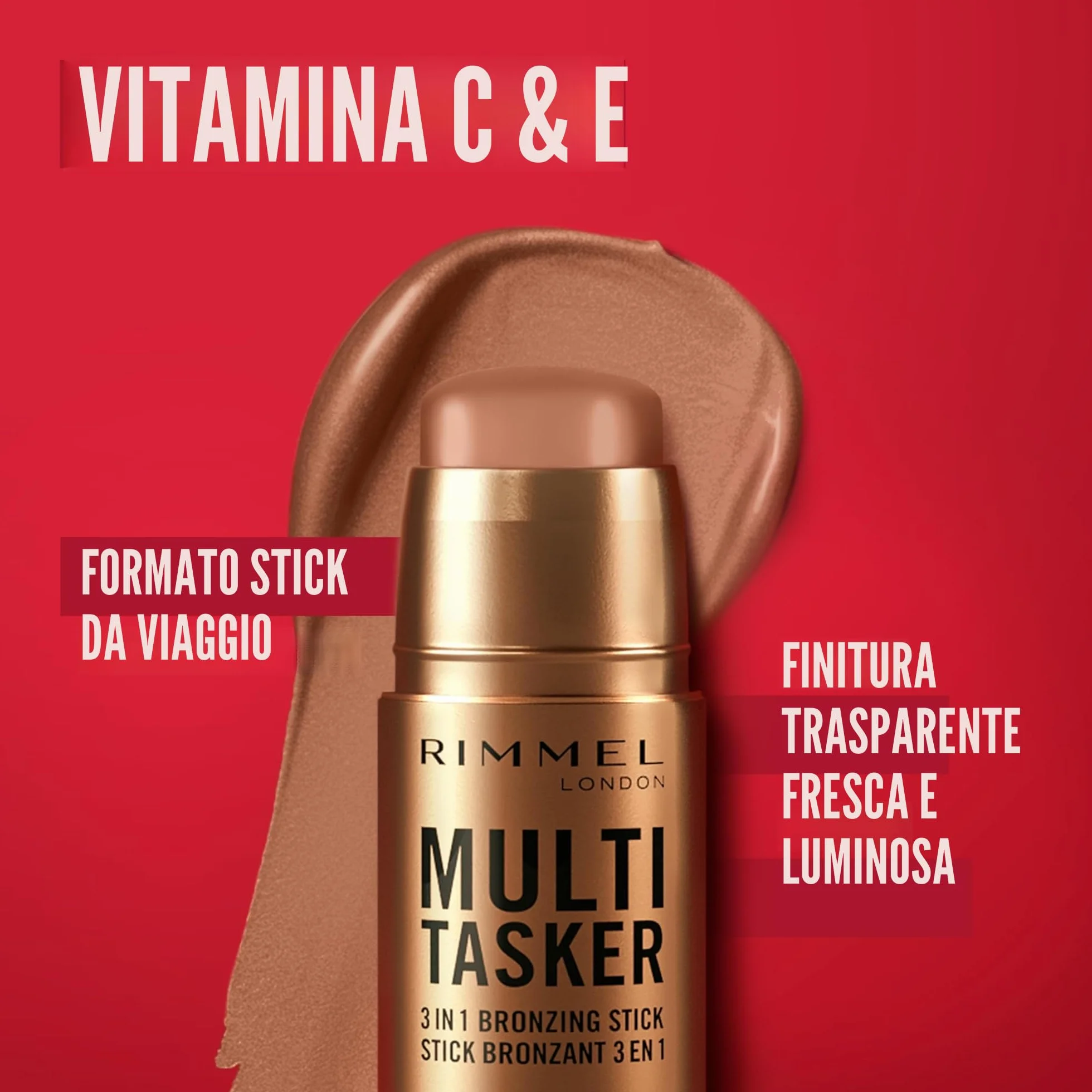 Rimmel Multitasker Bronzing Stick Medium 002 4,5 g