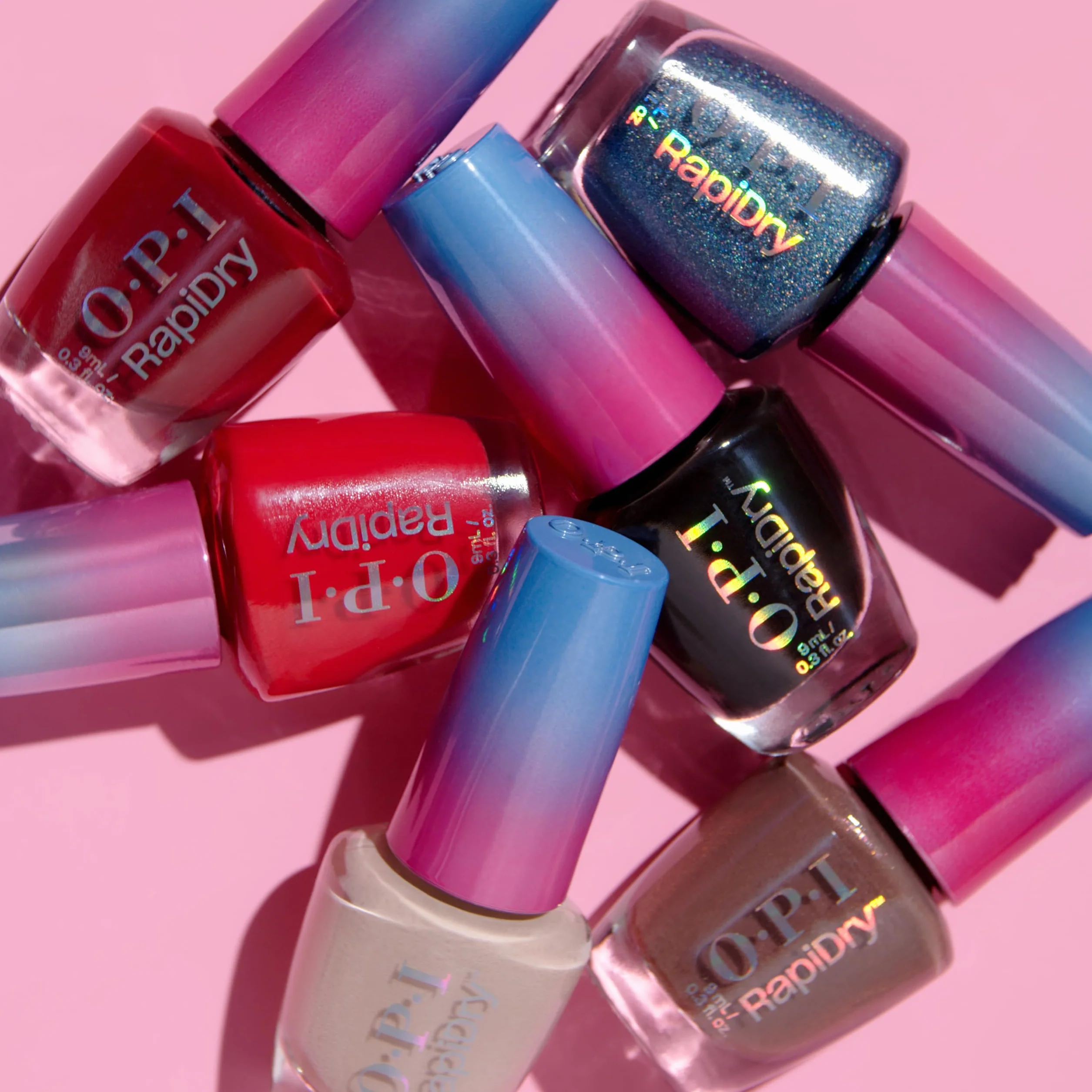 OPI RapiDry™ Smalto ad Asciugatura Rapida, Vegano, Opaco Neutro Nude Rosso (9ml)