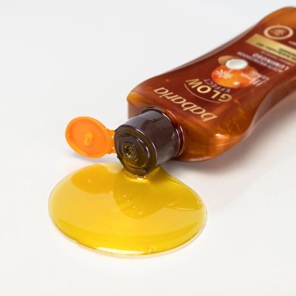 Babaria - Olio Luminoso Solare Formato Viaggio | Acceleratore Abbronzatura | Idratante e Nutritivo | Vegano | 100 ml