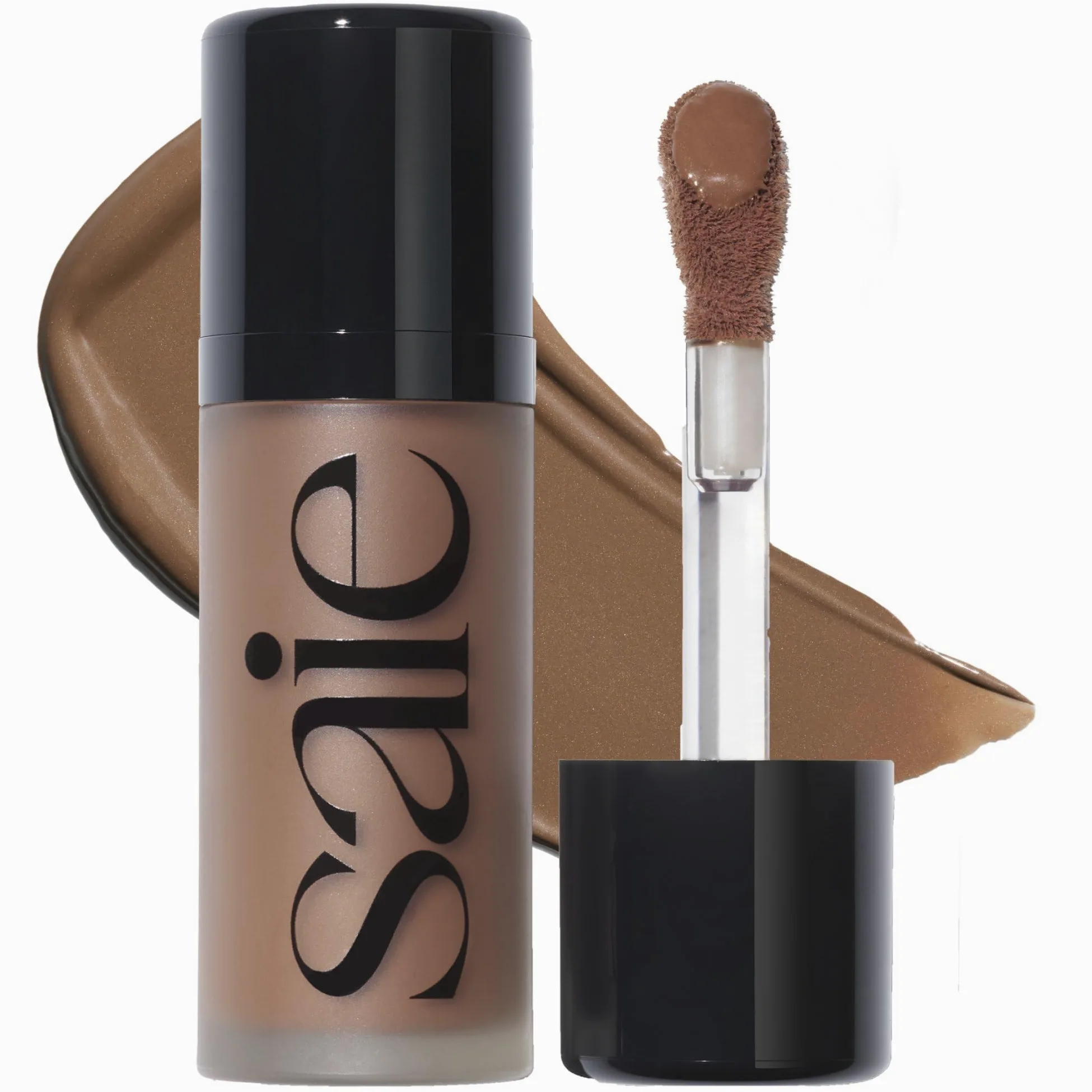 Dew Bronze Soft Focus Liquid Tan + Liquid Contour Arricchito con glicerina vegetale per una miscelazione senza sforzo e una cura profonda della pelle, regali di Natale Dimensioni: