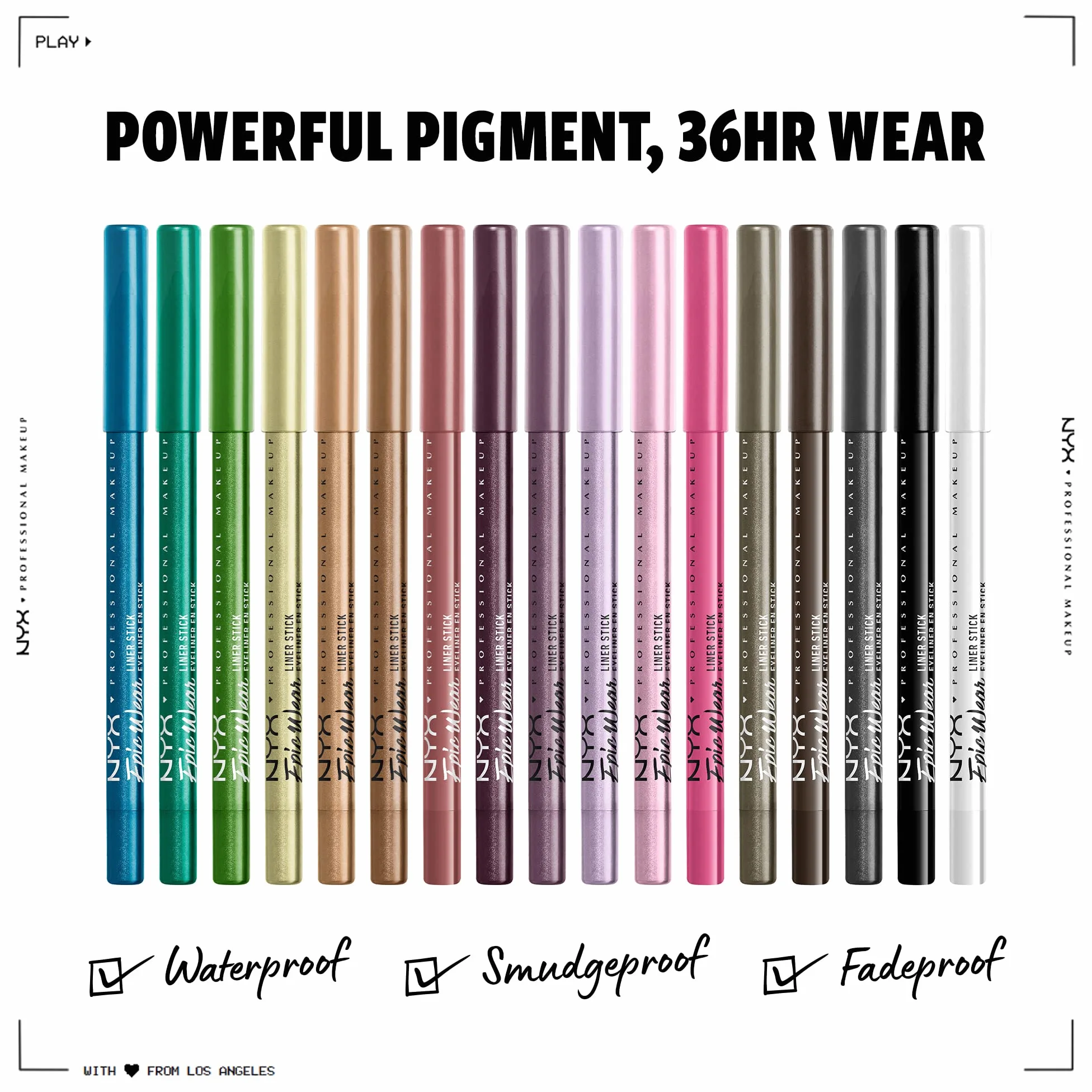 NYX PROFESSIONAL MAKEUP Epic Wear Eyeliner Stick - Gunmetal Gaze