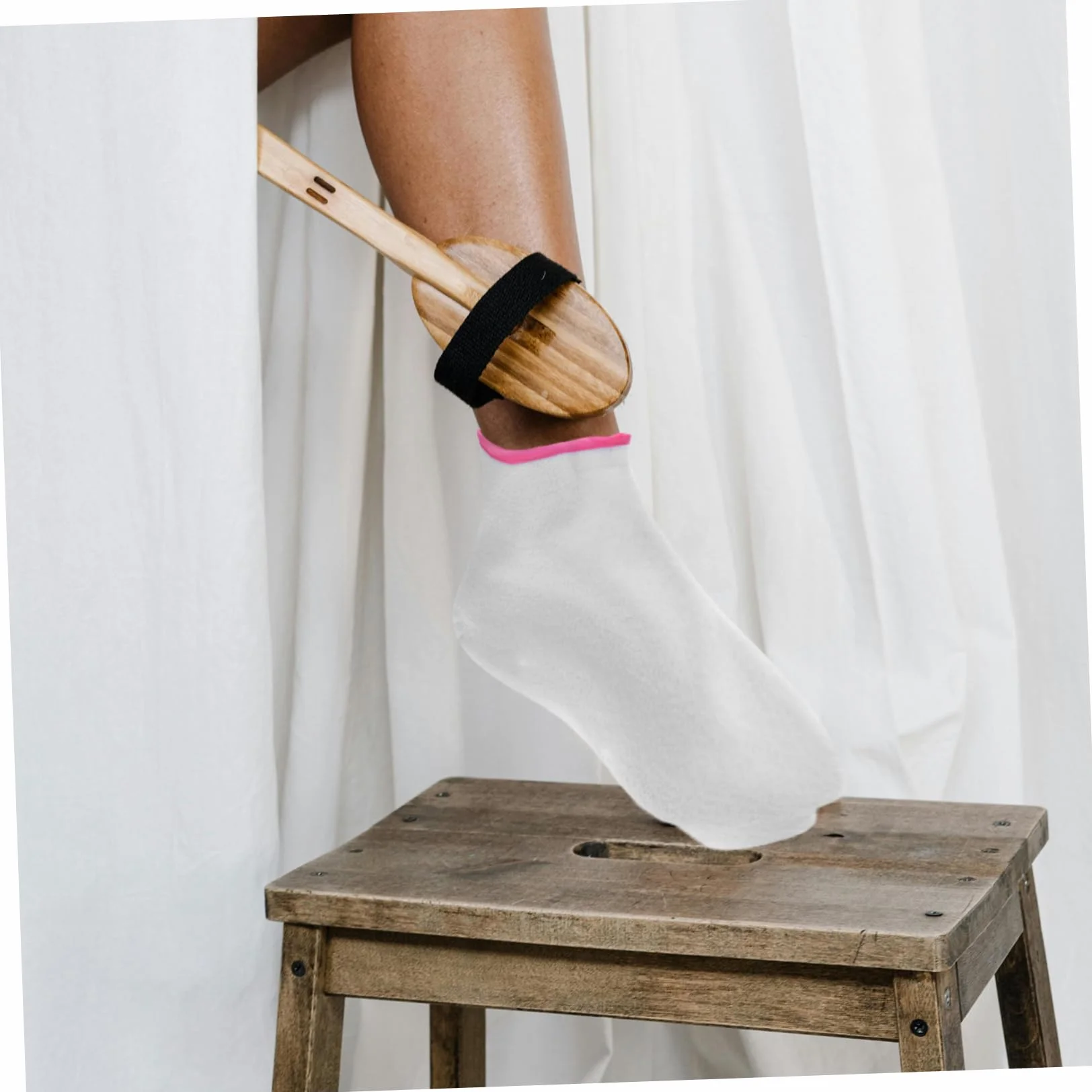 Homoyoyo 2pezzi Copripiedi in Paraffina Copertura in Cotone per Pedicure Trattamenti Caldi per Piedi Riutilizzabili per Spa e Casa