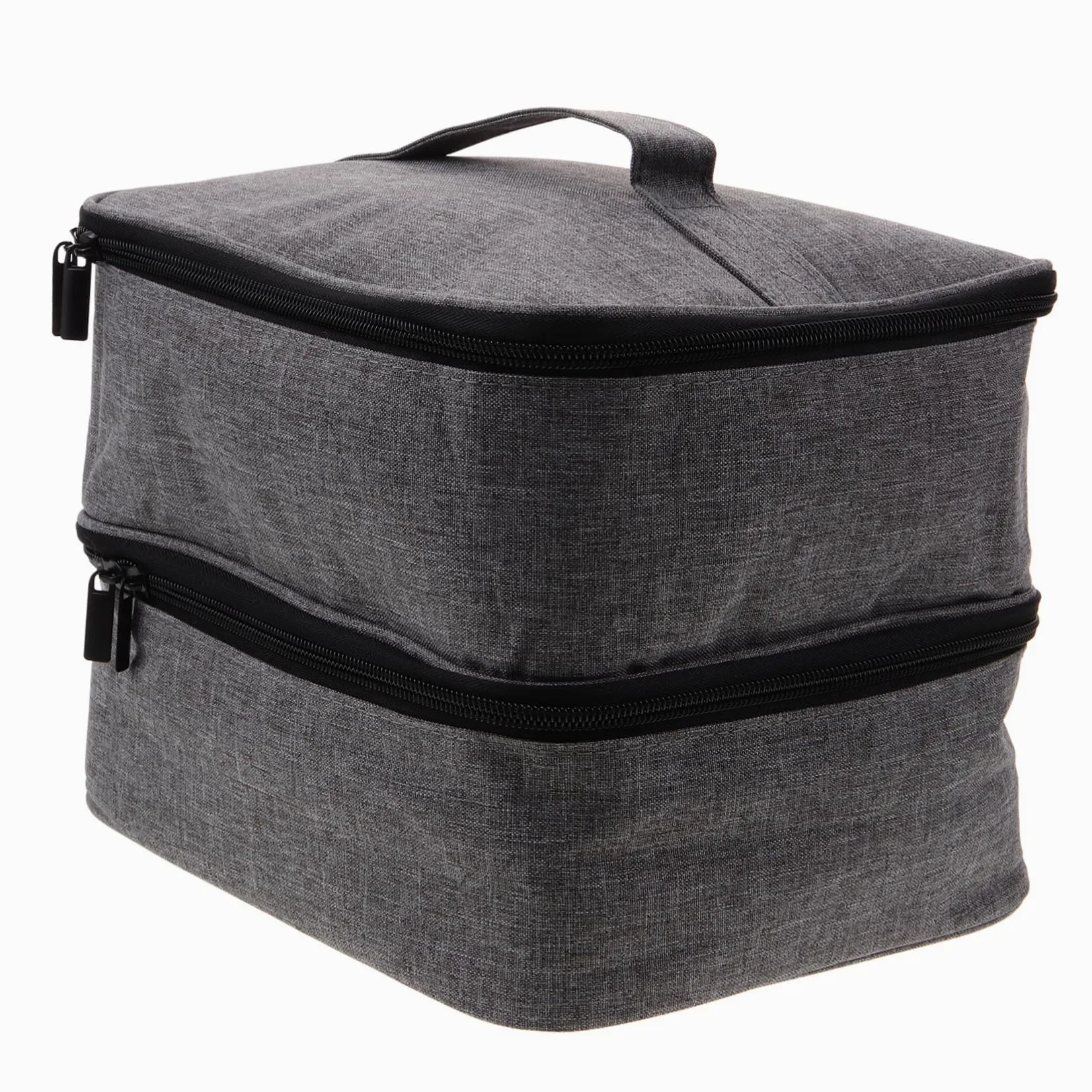 Ipetboom Borsa Organizer per Smalti e Boccette di Olio Essenziale, Doppio Strato, Grande Capienza, per Viaggio e Trucchi