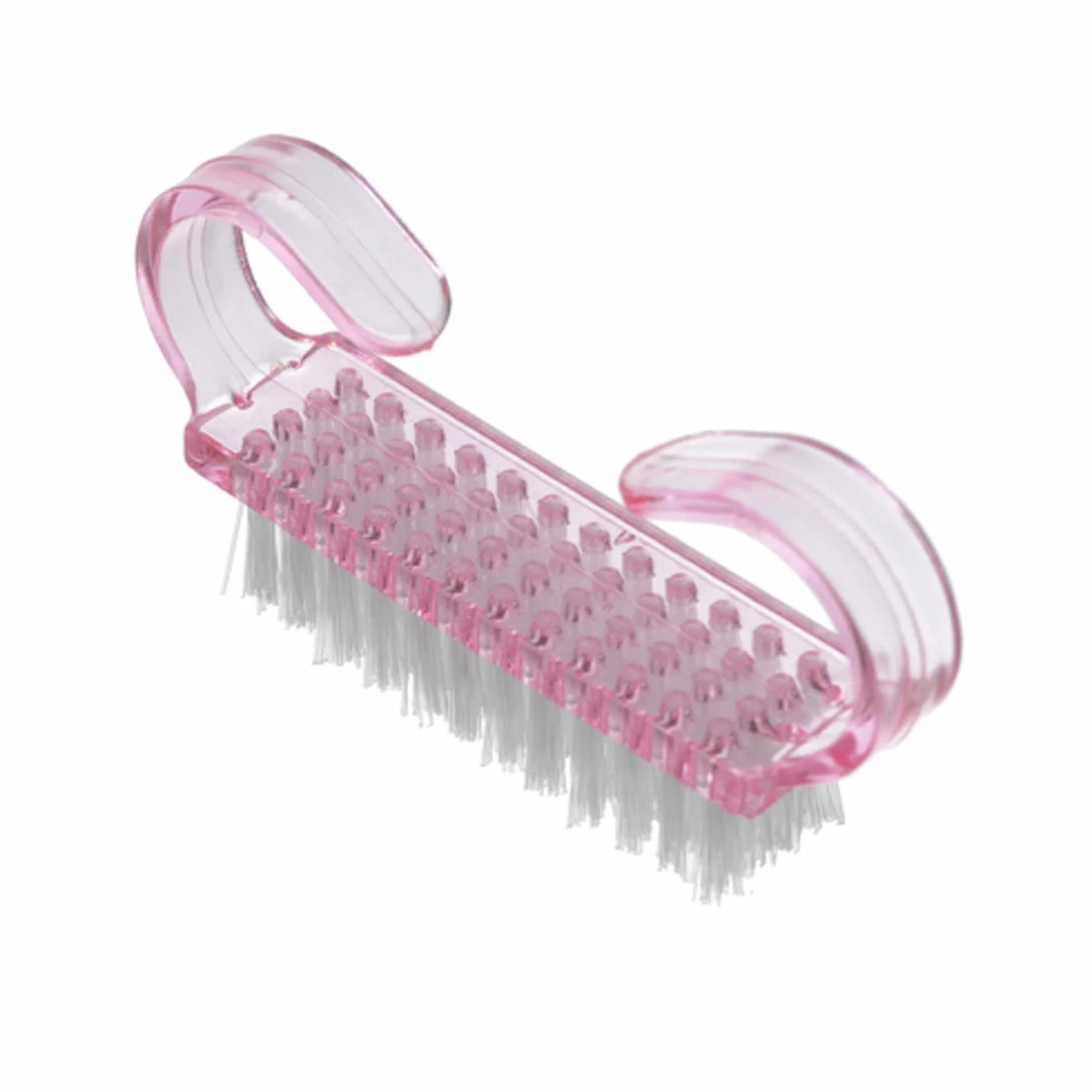 PARENCE. Set di 4 pennelli rosa per manicure – Pennellini per unghie e in polvere – Pulizia precisa – Dimensioni compatte – 4 pezzi