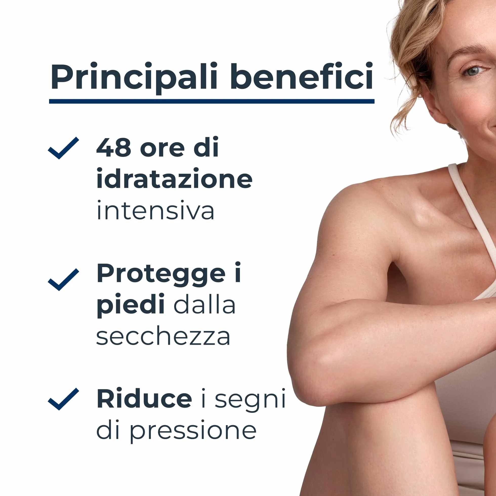 Eucerin Urea Repair Crema Piedi 10% 100 ml, idratante 48h z Ceramidami