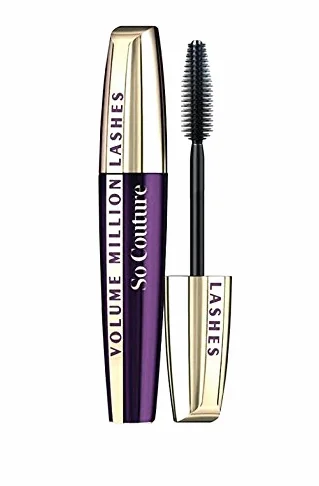 3 x L'Oreal Paris Volume Million Lashes So Couture Black Mascara 9.5ml
