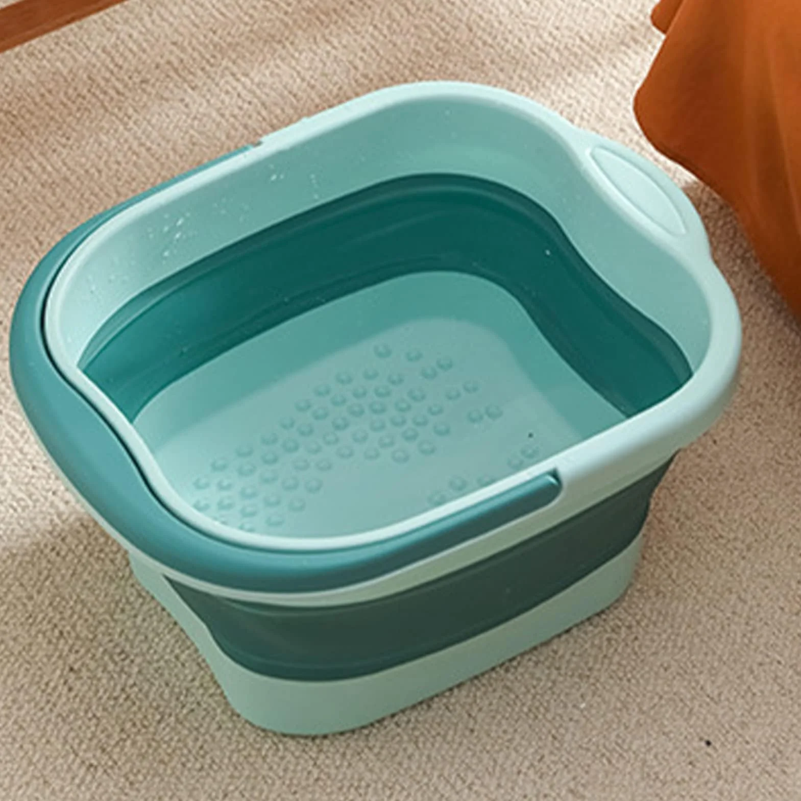 Vasca pieghevole per pediluvio Tub Basin Tools - Pediluvio pieghevole per alleviare lo stress, secchio pieghevole, grande secchio per vasca da bagno, pediluvio pieghevole