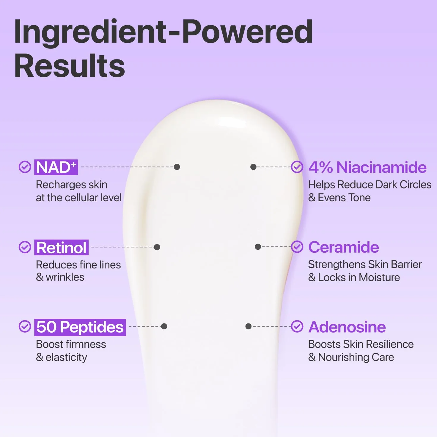 numbuzin No.9 Eye Cream | NAD+ Retinol Volumetox Eye Cream | Firming, Wrinkles, Fine Lines, Dark Circles, Puffy | Peptides, Niacinamide | Undereye Treatment Serum | 0.33 fl. oz.
