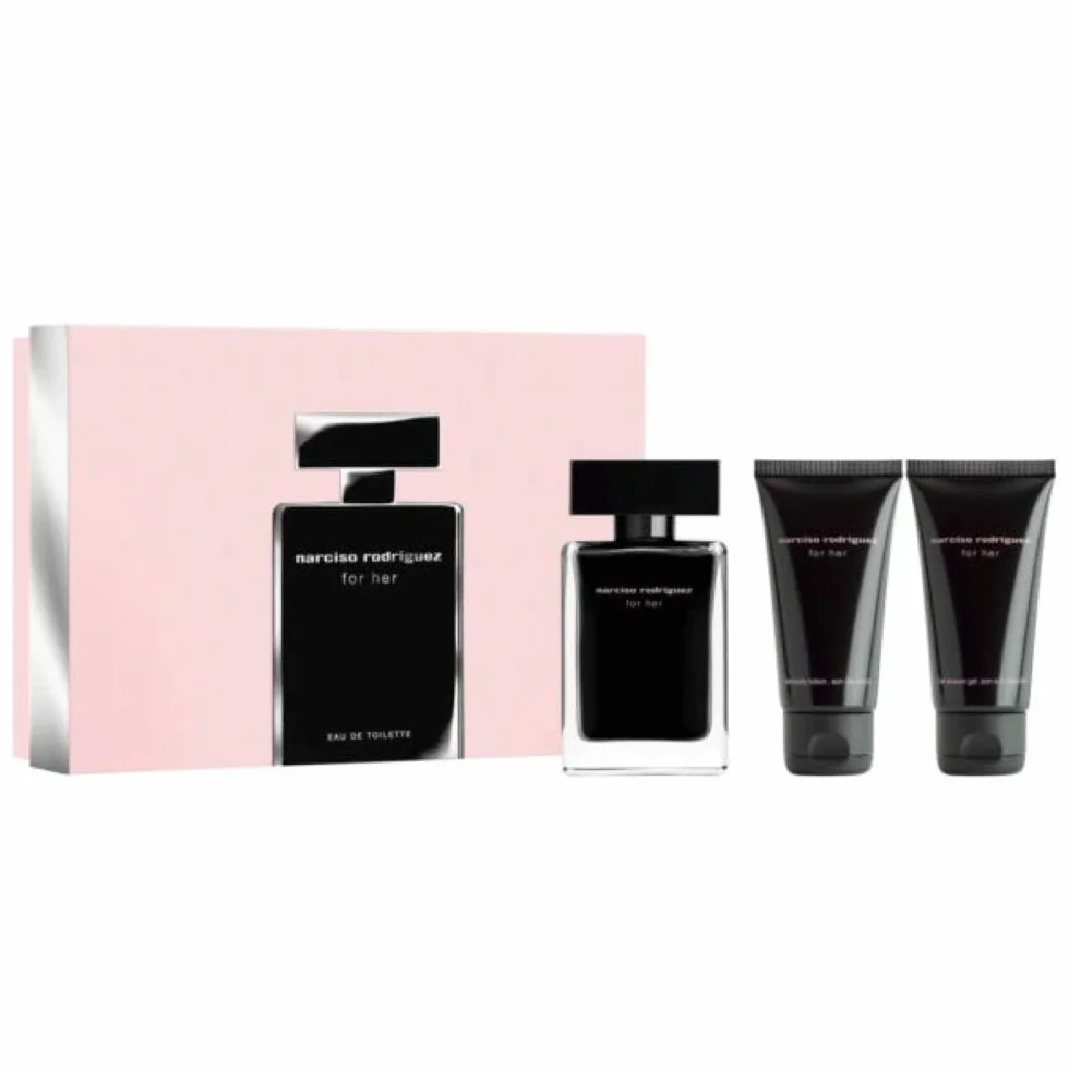 Narciso for Her, Cofanetto Regalo, Eau de Toilette 50ml, Latte Corpo 50ml, Gel Doccia