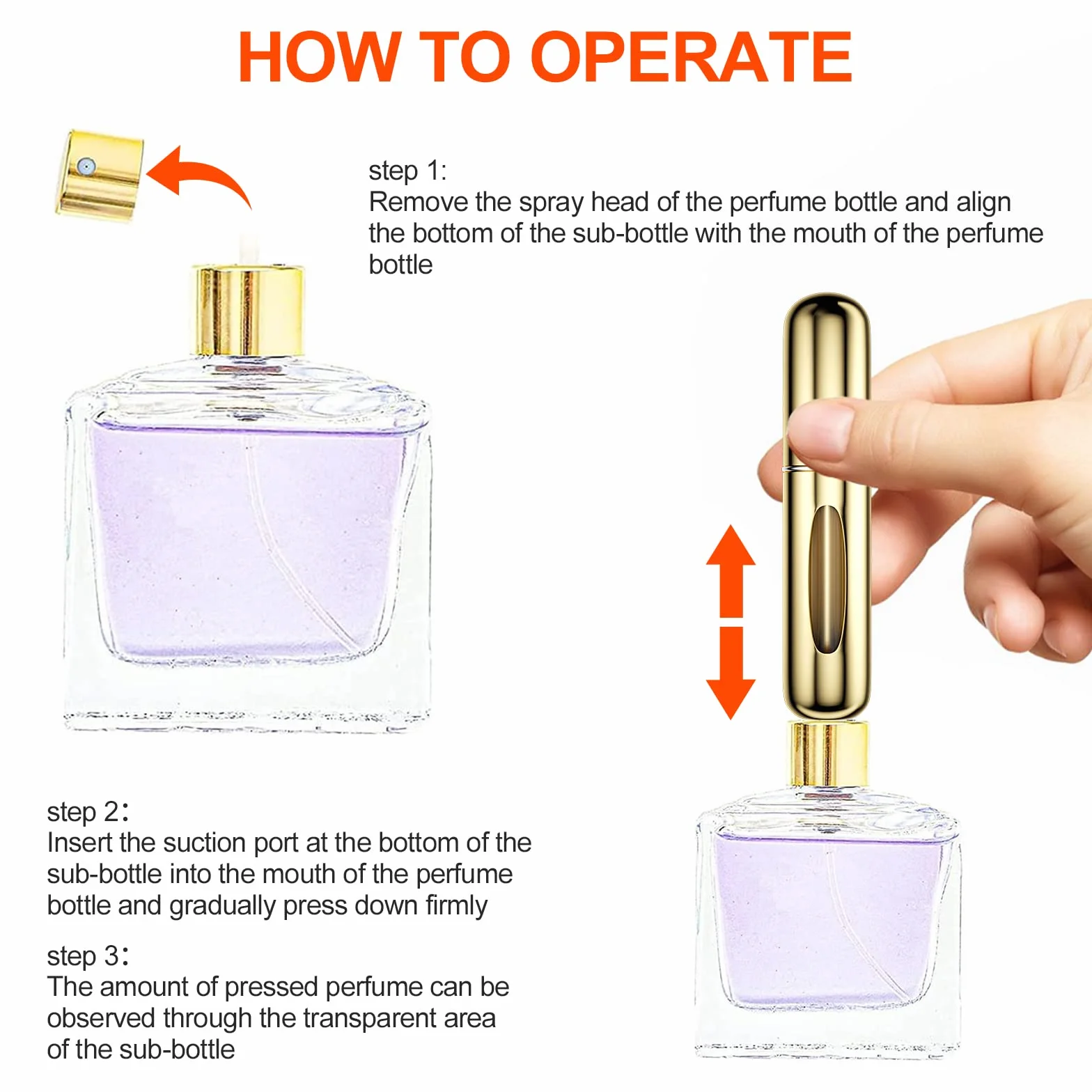 Newaner 6 Pezzi 5ml Atomizzatore di Profumo Ricaricabile, Mini Bottiglia Spray Portatile con Finestra