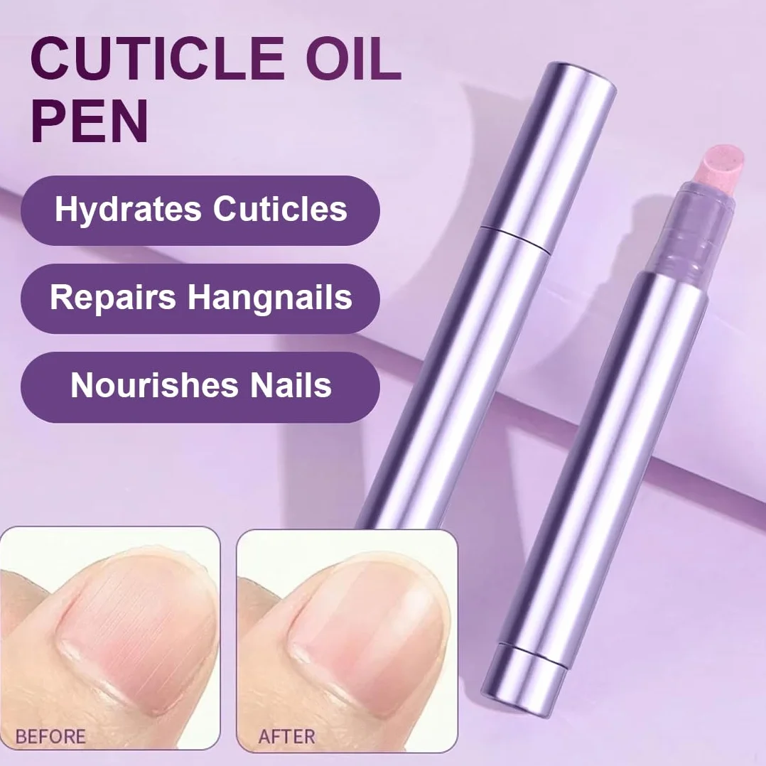 2 Pezzi rimuovi cuticole unghie, Nail care pen, Routine de soins des ongles stylo