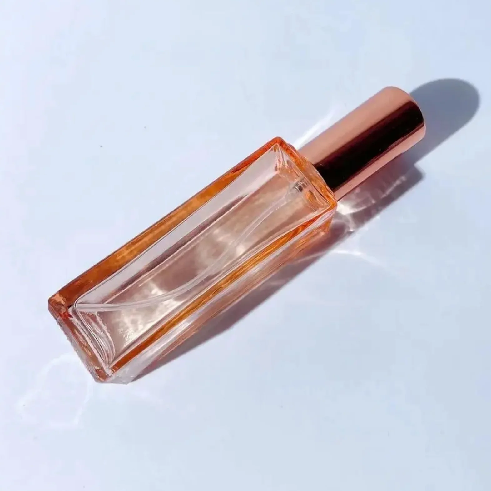 Porta profumo da viaggio 3 pezzi flacone spray quadrato colorato portatile 10 ml 20 di profumo in vetro a nebbia fine mini flaconi campione trasparente da viaggio(Dark pink-5ml)