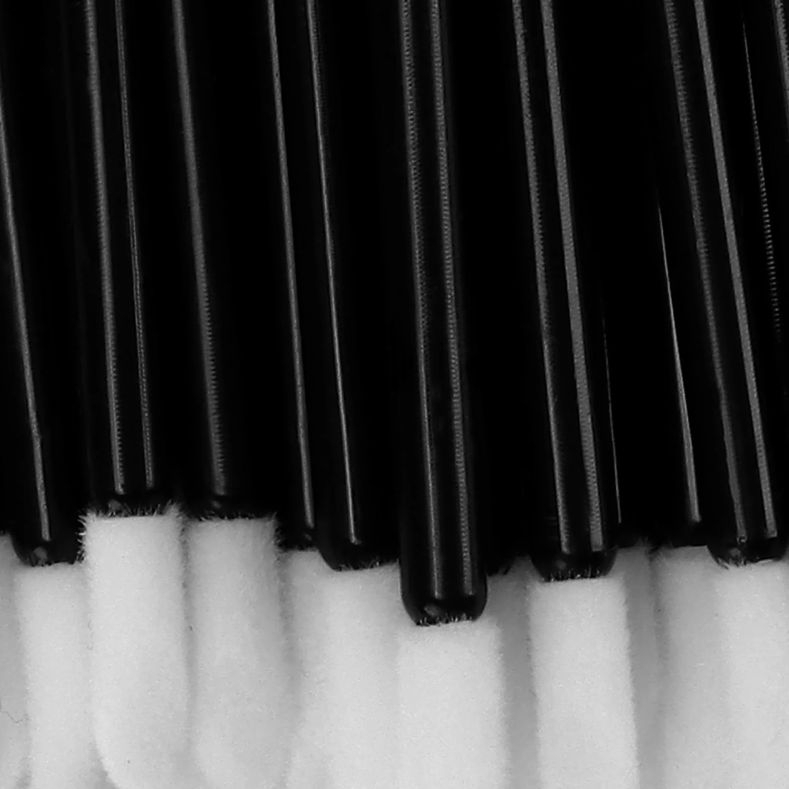 KEILEOHO 800 pennelli per labbra usa e getta, colore nero, in materiale PP, per rossetto e rossetto, applicatore cosmetico
