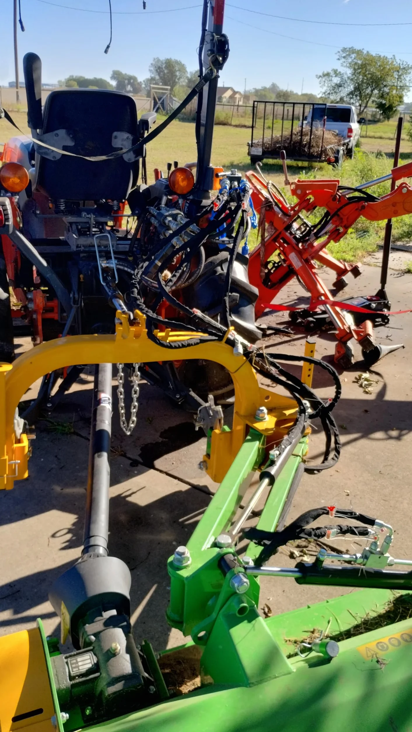 Valvola deviatrice a 6 porte Tractor Remote Manuale, 2 in 4 porte