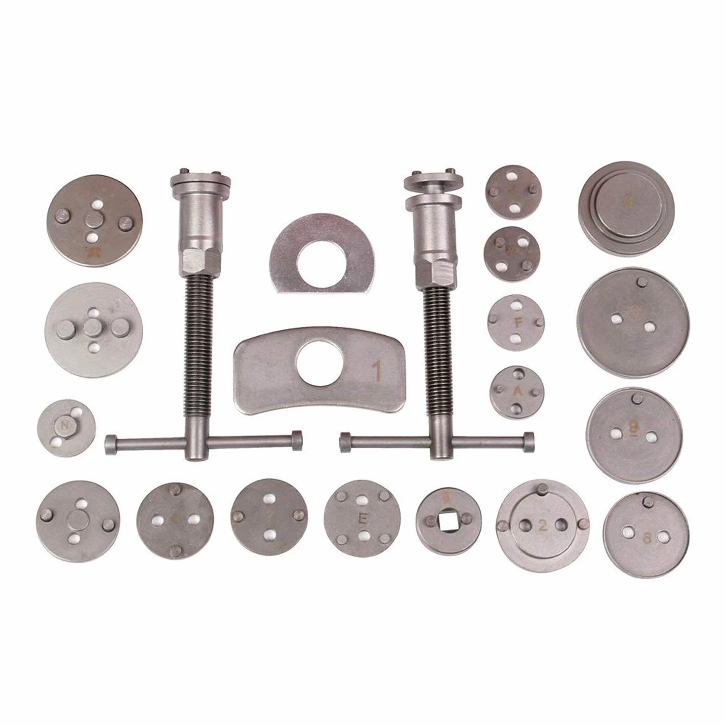 KIT RIPRISTINO PISTONE PINZA FRENO UNIVERSALE 21 PEZZI