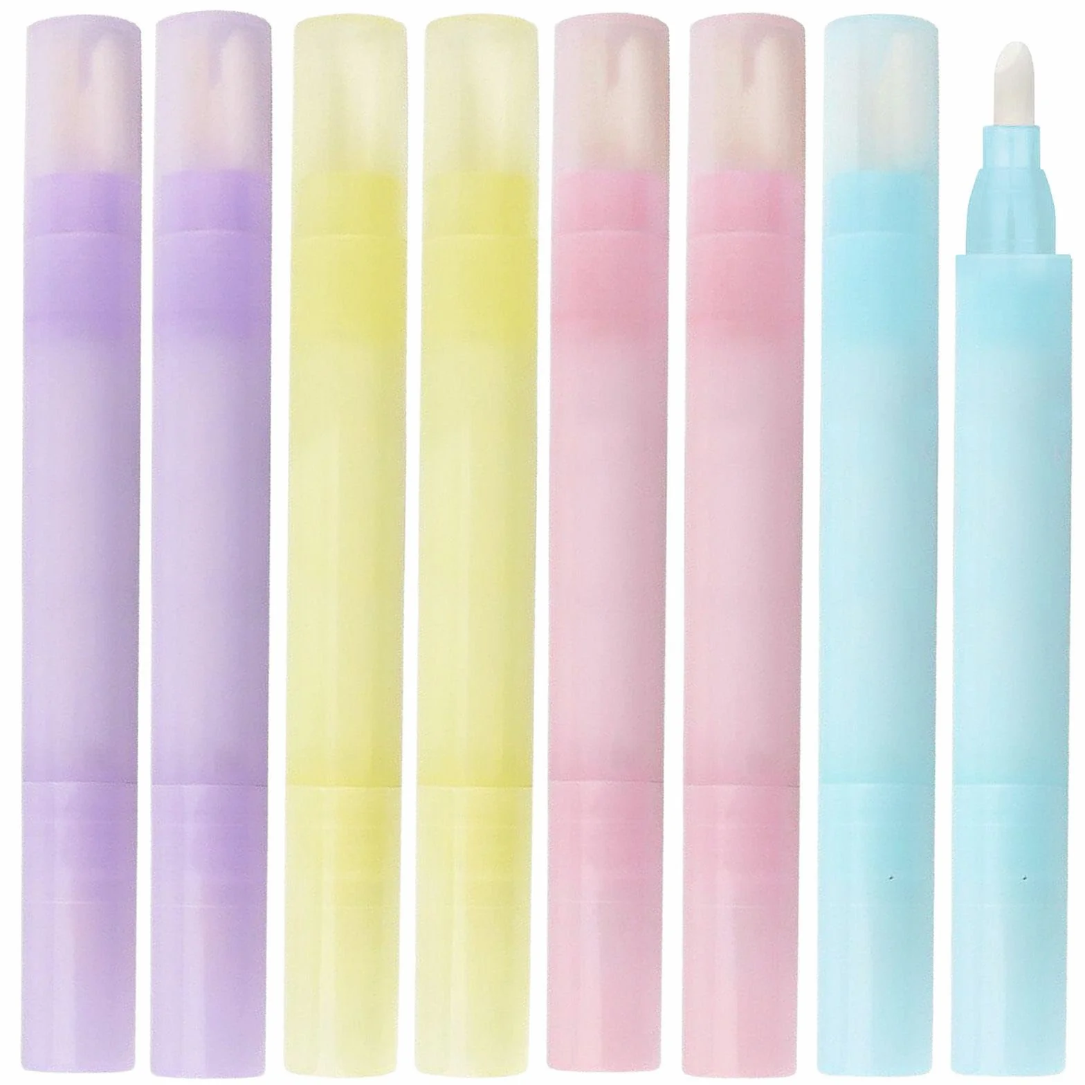 Penna Per Strumenti Per La Pulizia Delle Unghie Da 8 Pezzi, Penna Per La Correzione Dei Bordi Delle Unghie, Penna Per La Pulizia Dello Smalto Multifunzione, Strumento Per Nail Art.