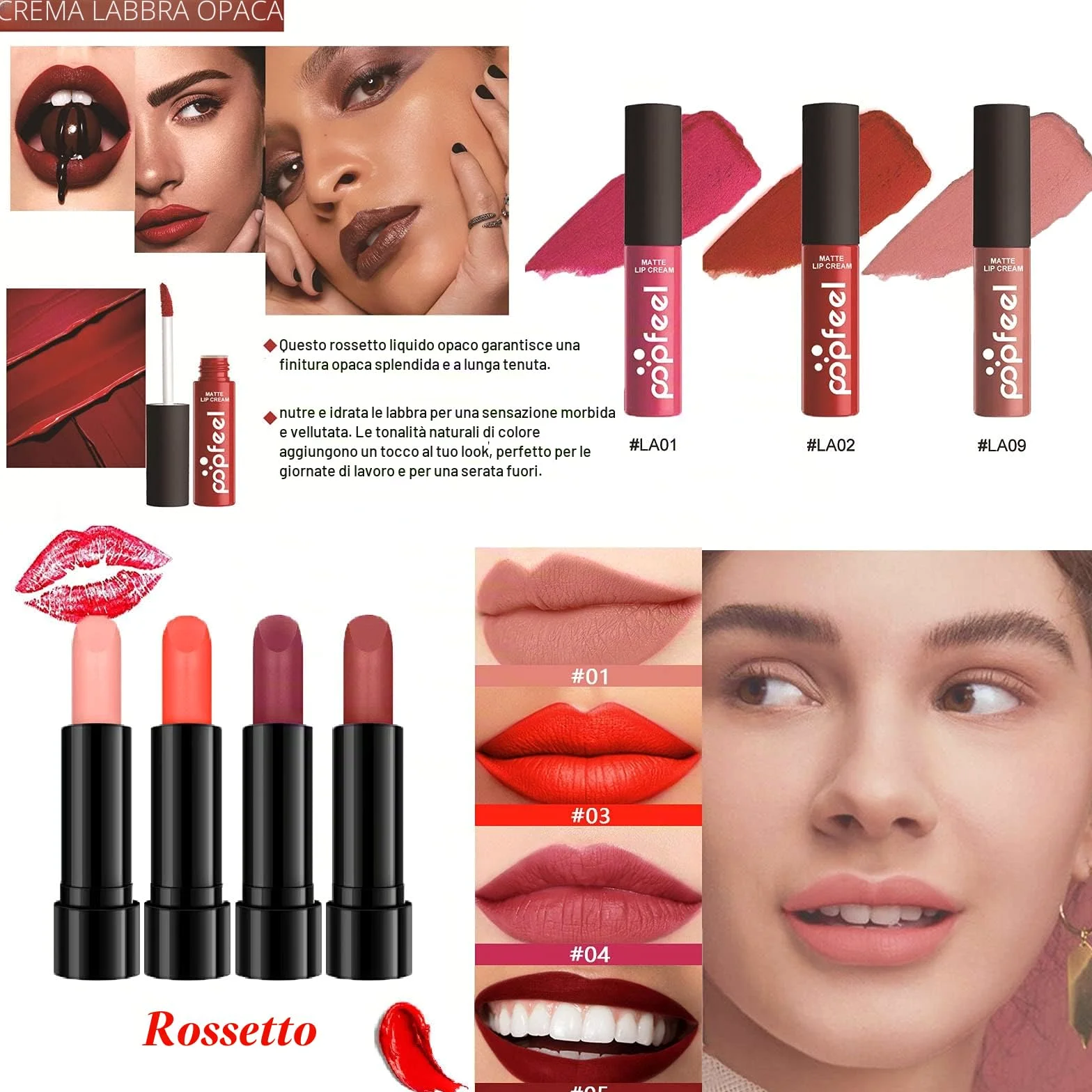 Kit per Trucco Completo, 37 Pezzi Cosmetico Valigetta per Principianti con Ombretti Correttore Rossetto Lucidalabbra Fard ecc - Sorpresa Regalo Trousse di Trucchi, per l'uso quotidiano e viaggio#3