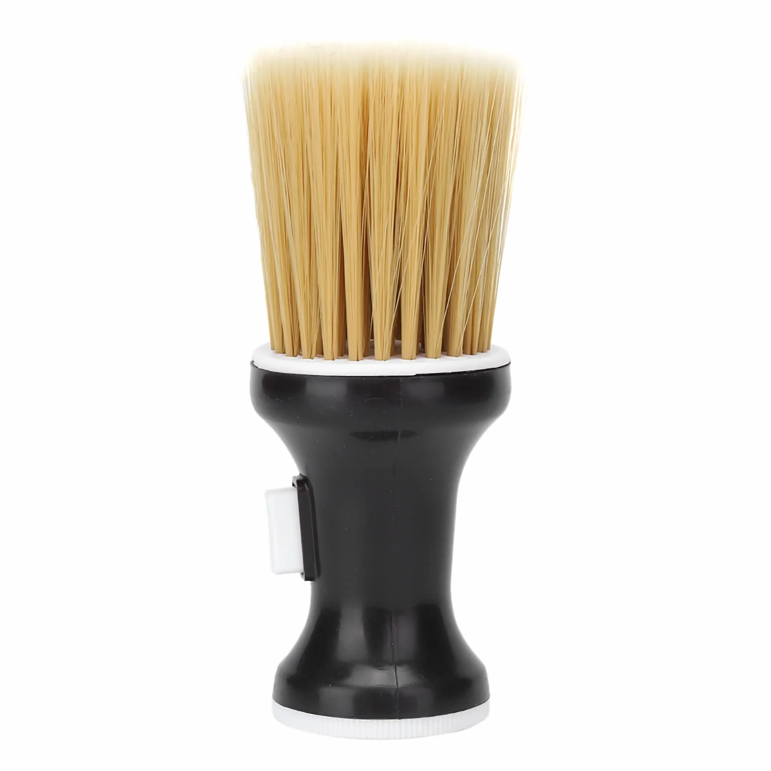 Pennelli per Collo, Spazzolino barbiere spolverino per capelli morbidi Spolverino per collo per parrucchiere Spazzola professionale per la pulizia della polvere soft hair brush(Nero)