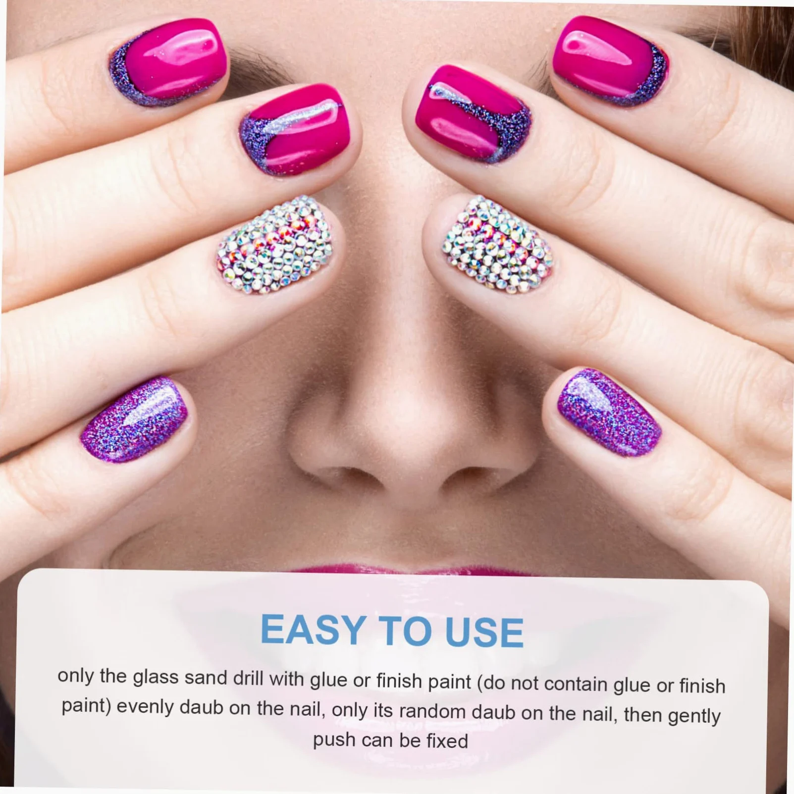 FOMIYES 25 Set Di Decorazioni Per Nail Art Ornamenti in Facili Da Applicare Ciondoli Per Unghie Indossabili Accessori Unici Per Saloni Di Bellezza