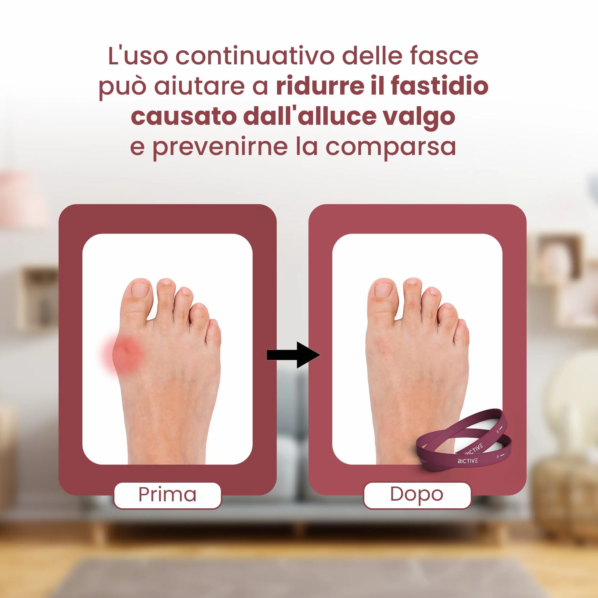 Correttore Alluce Valgo Donna Uomo, Separatore Dita Piede Elastico Alluce Valgo Rimedi, 3 Livelli Resistenza